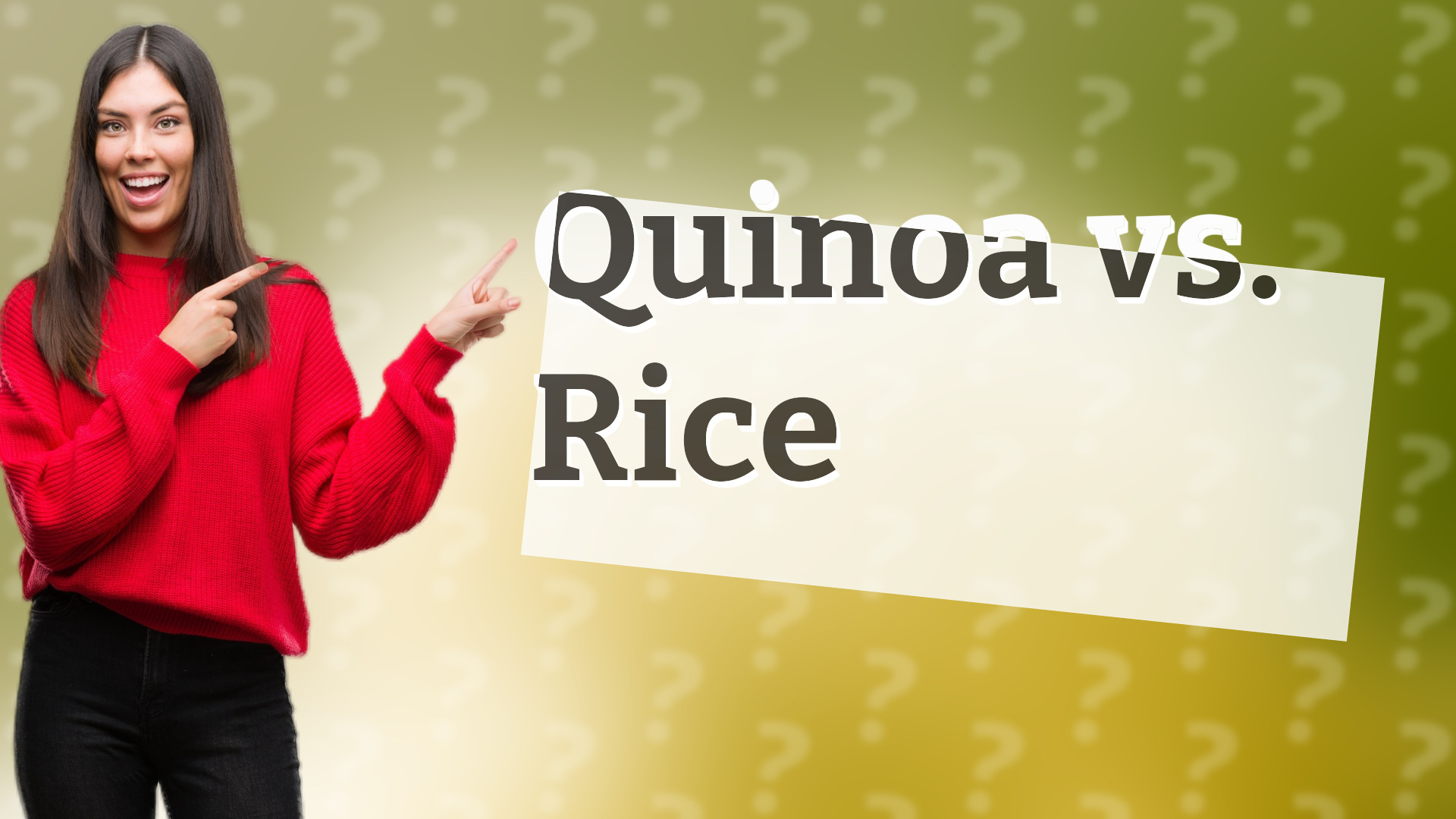 Quinoa vs. Rice