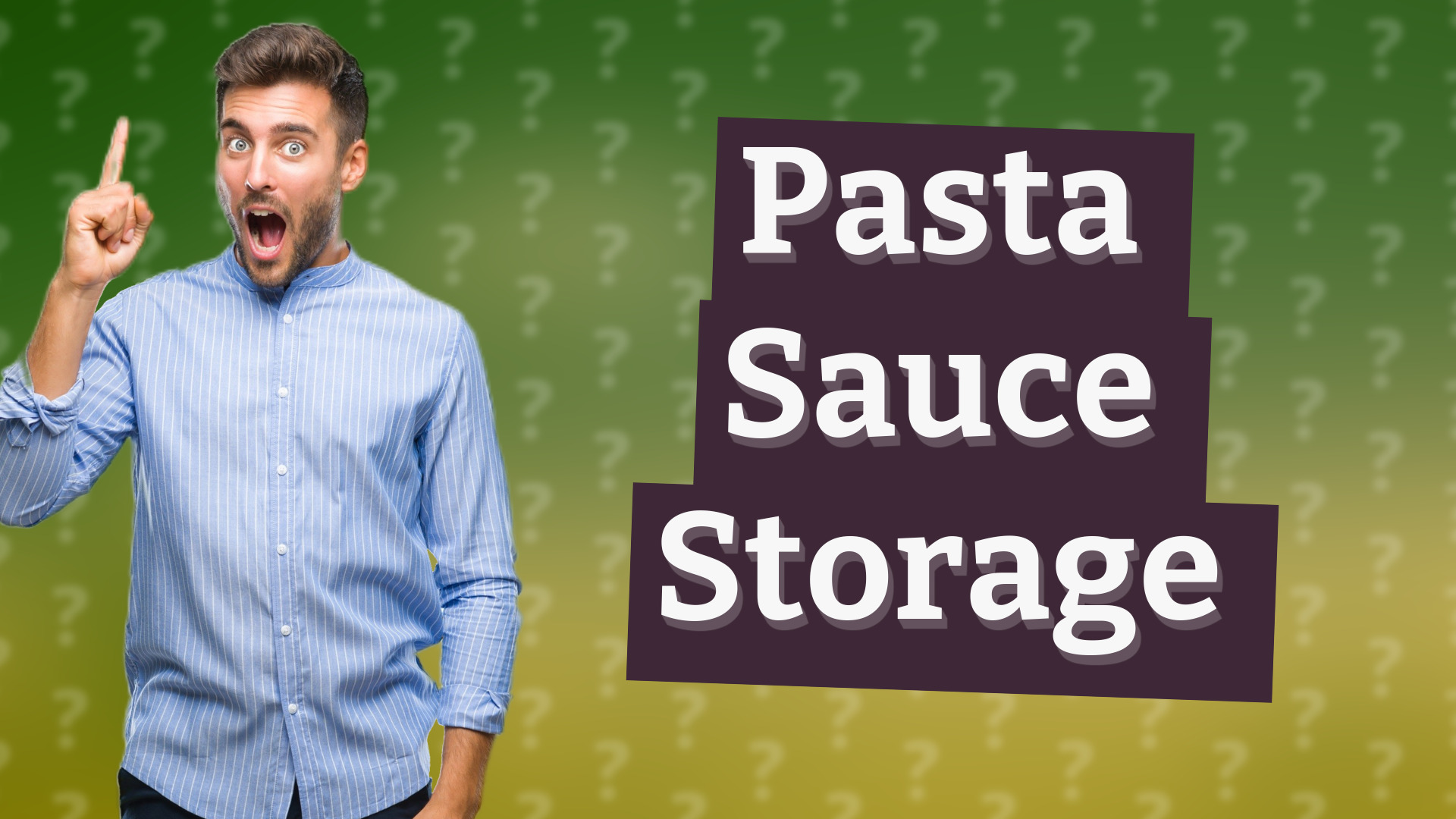 Pasta Sauce Storage