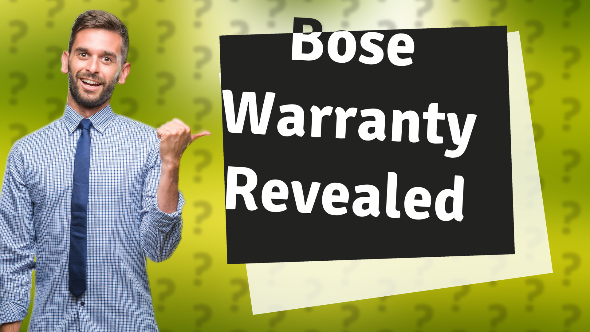 Bose Warranty Revealed