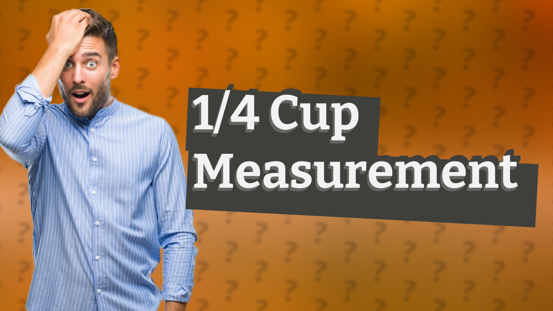 1/4 Cup Measurement