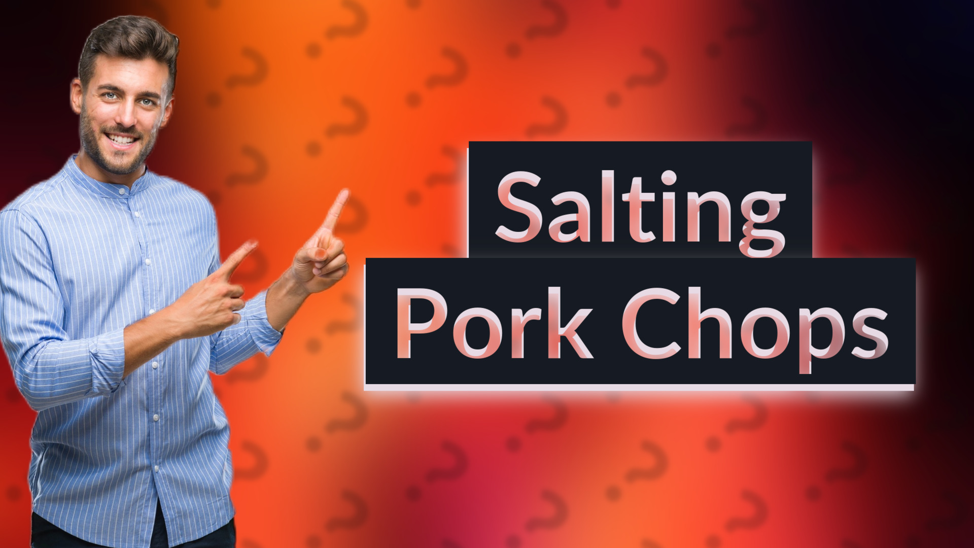 Salting Pork Chops