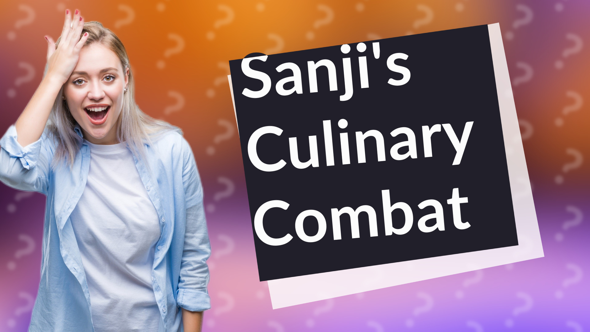 Sanji's Culinary Combat