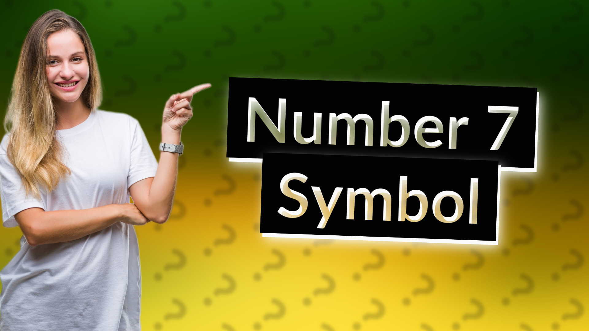 Number 7 Symbol