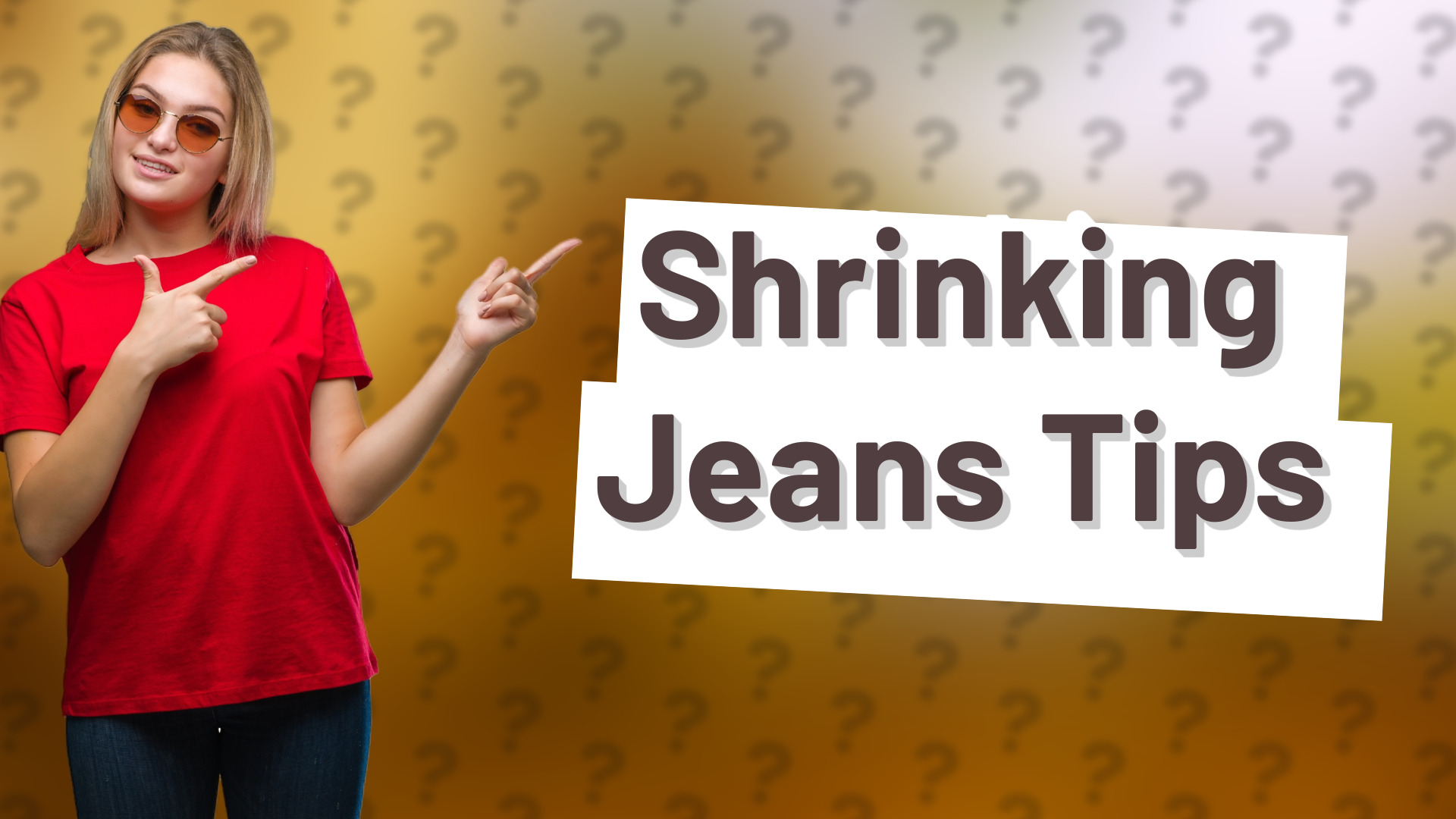 Shrinking Jeans Tips