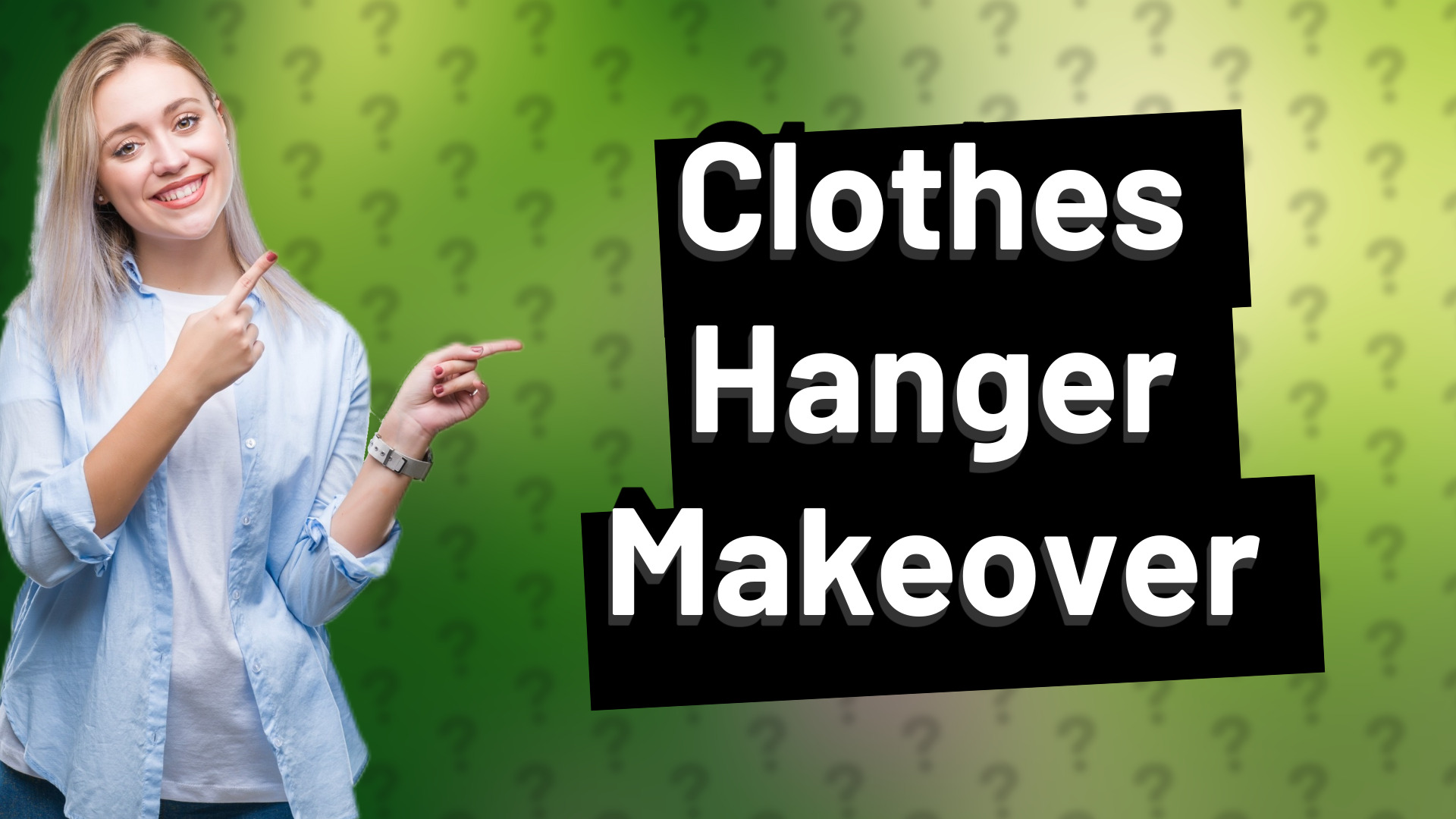 Clothes Hanger Makeover