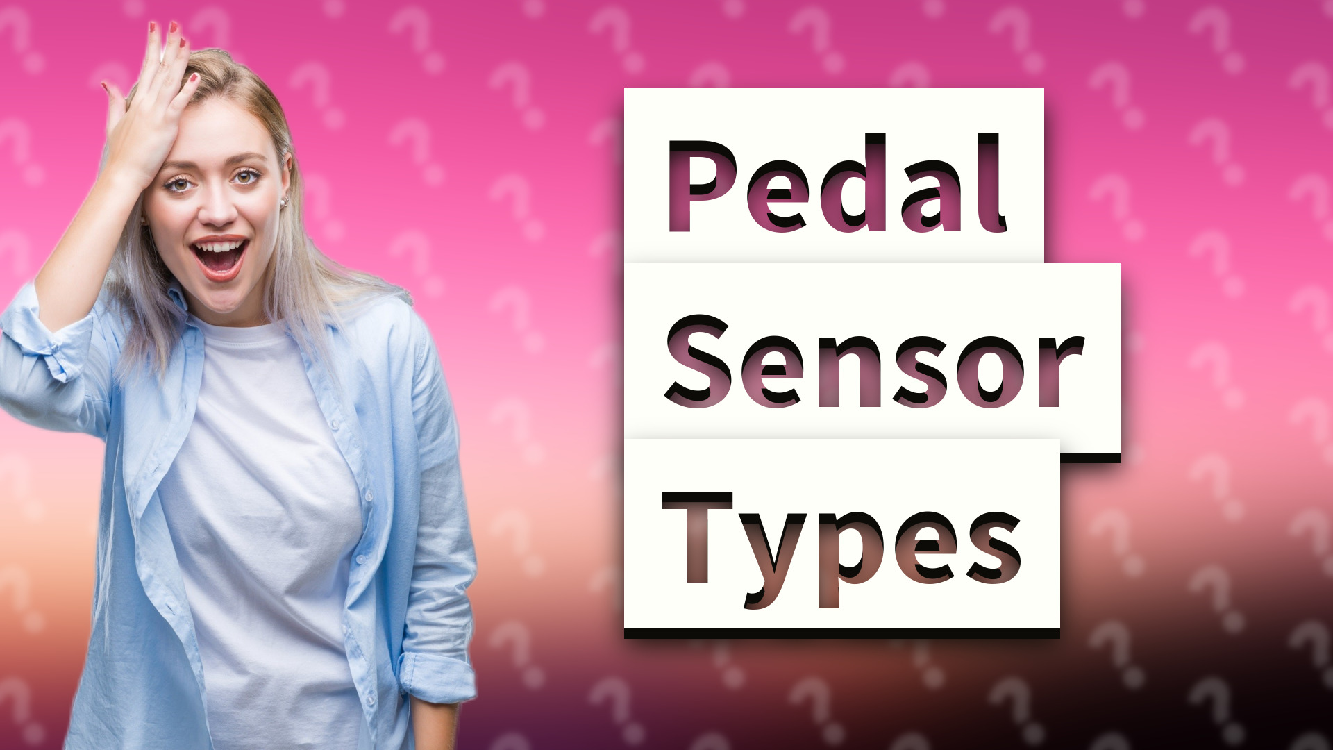 Pedal Sensor Types