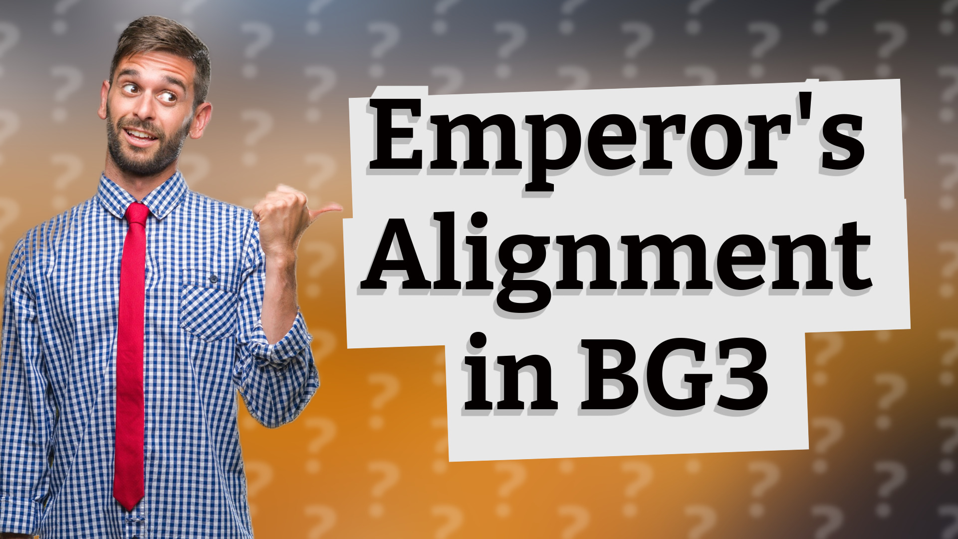 Emperor's Alignment in BG3