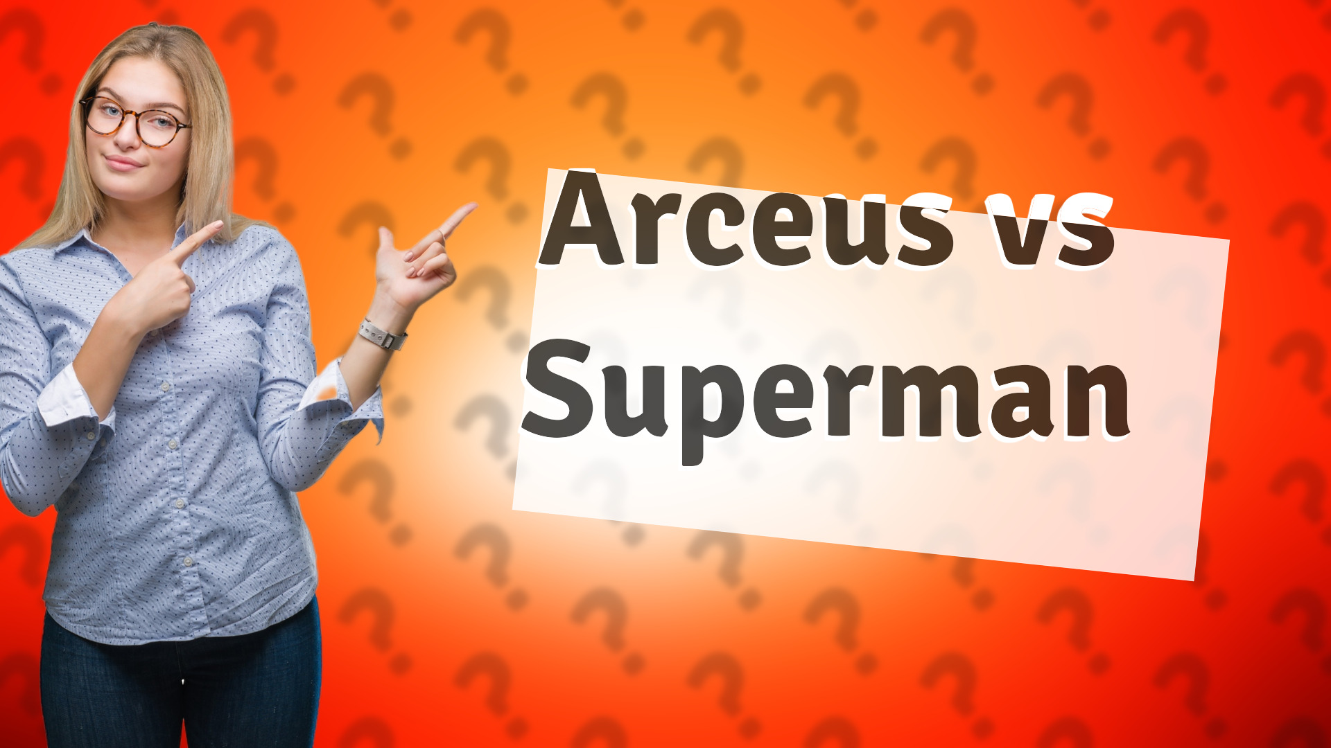 Arceus vs Superman