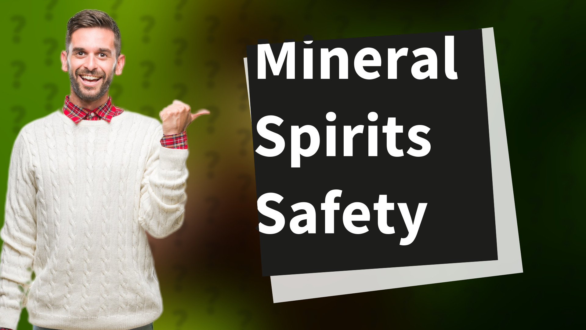 Mineral Spirits Safety