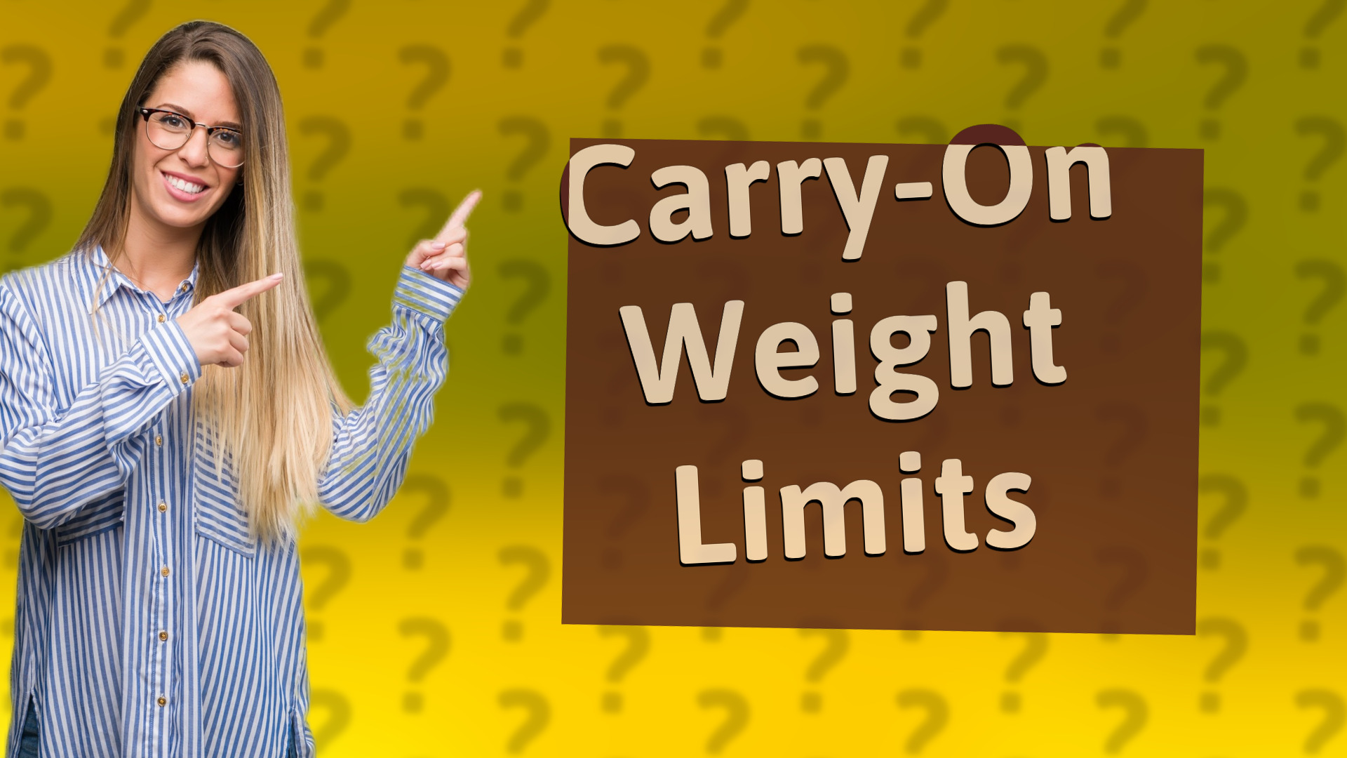 Carry-On Weight Limits