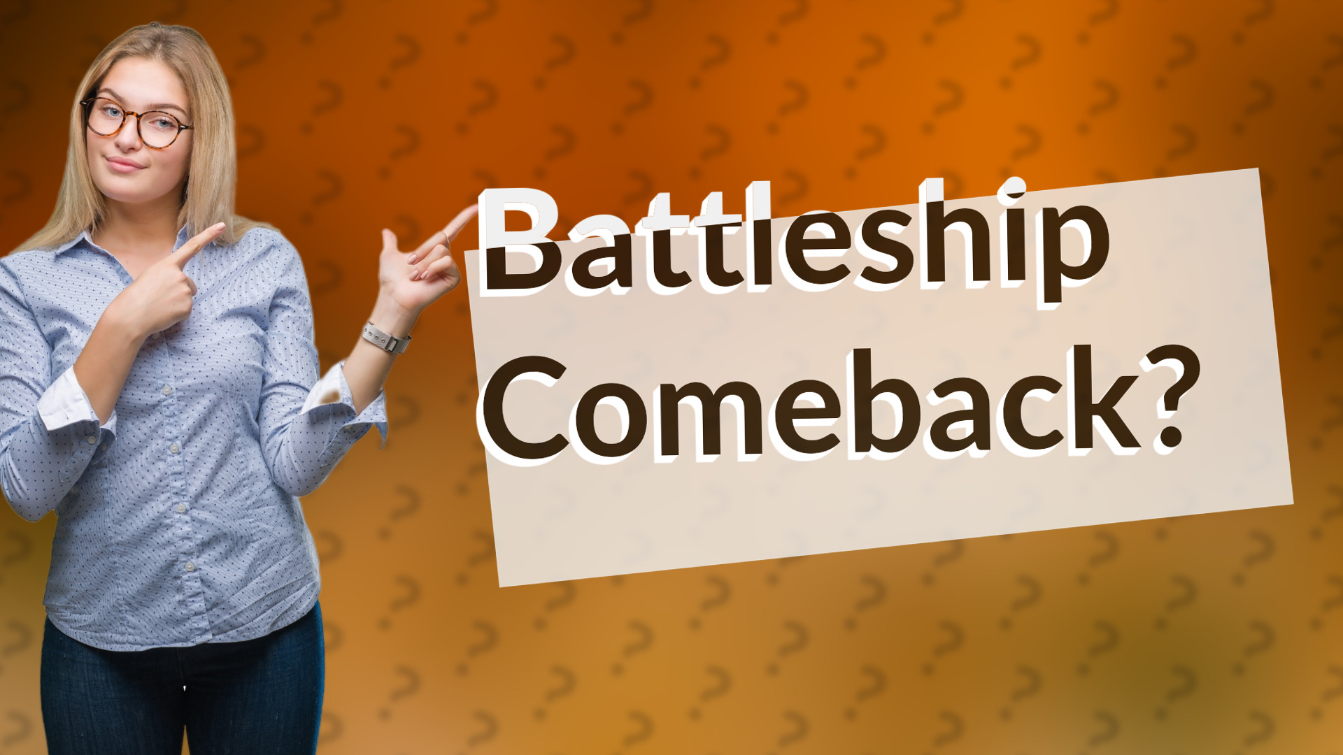 Battleship Comeback?