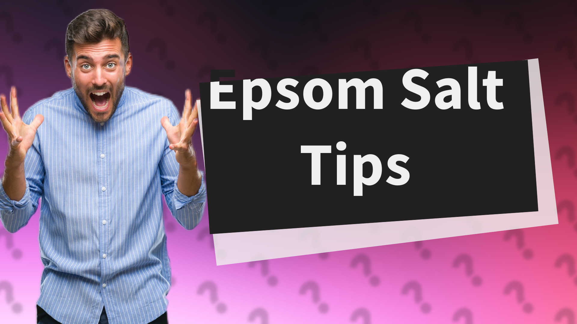 Epsom Salt Tips