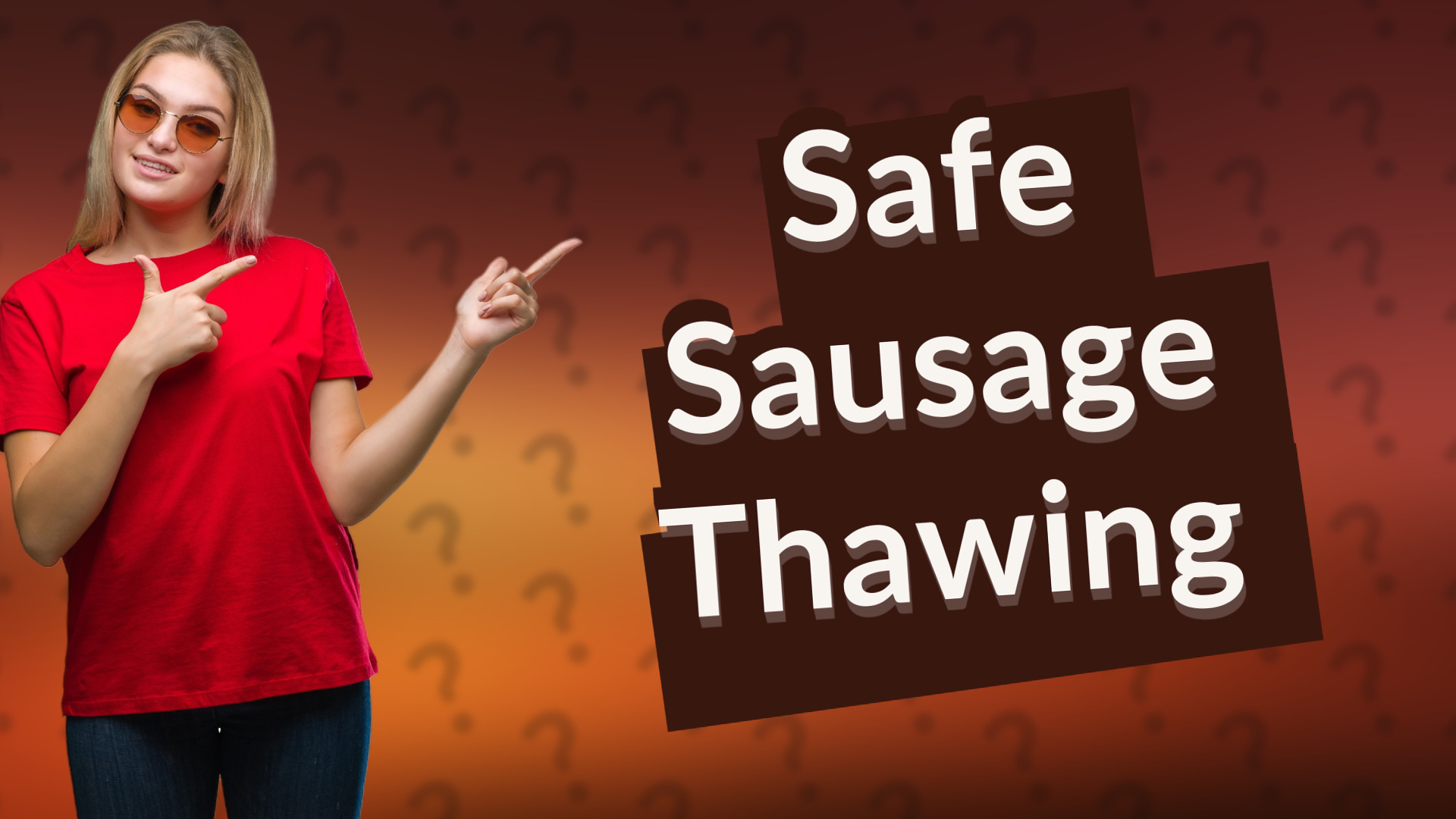 Safe Sausage Thawing