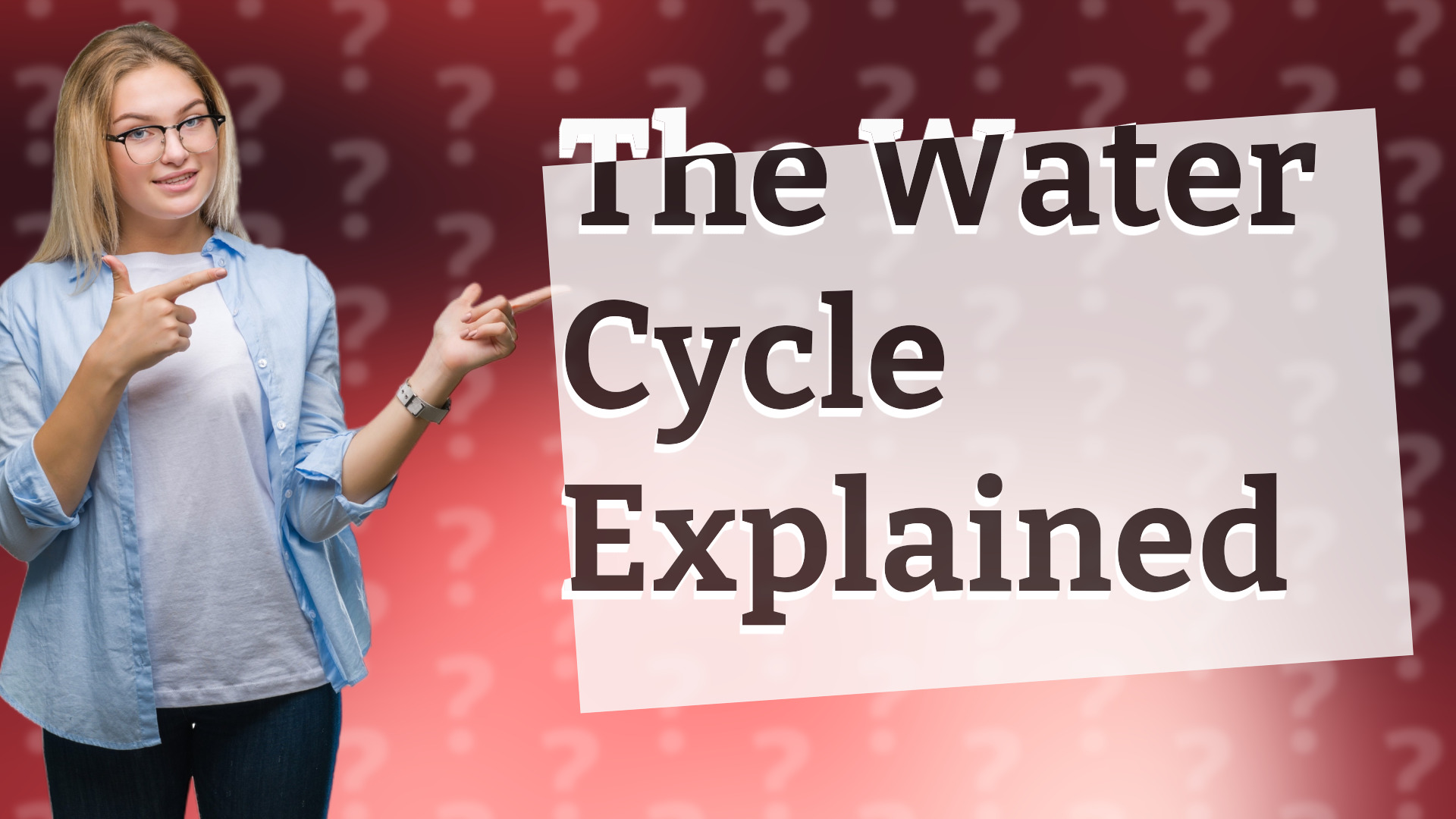 The Water Cycle Explained