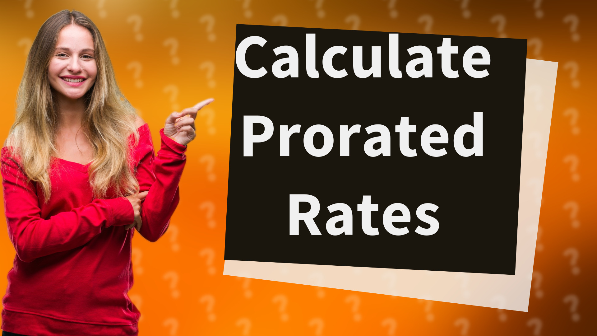 Calculate Prorated Rates