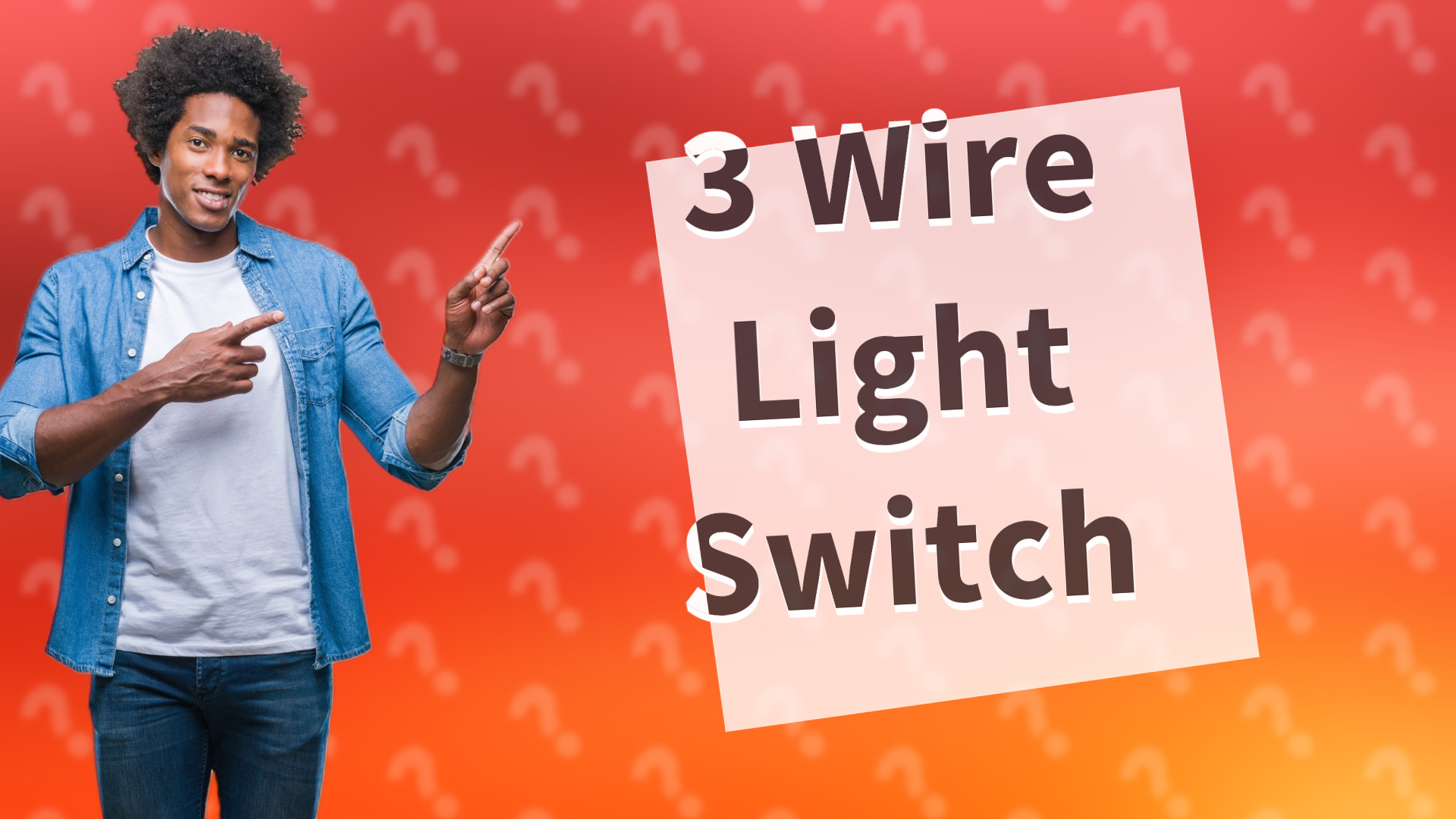 3 Wire Light Switch