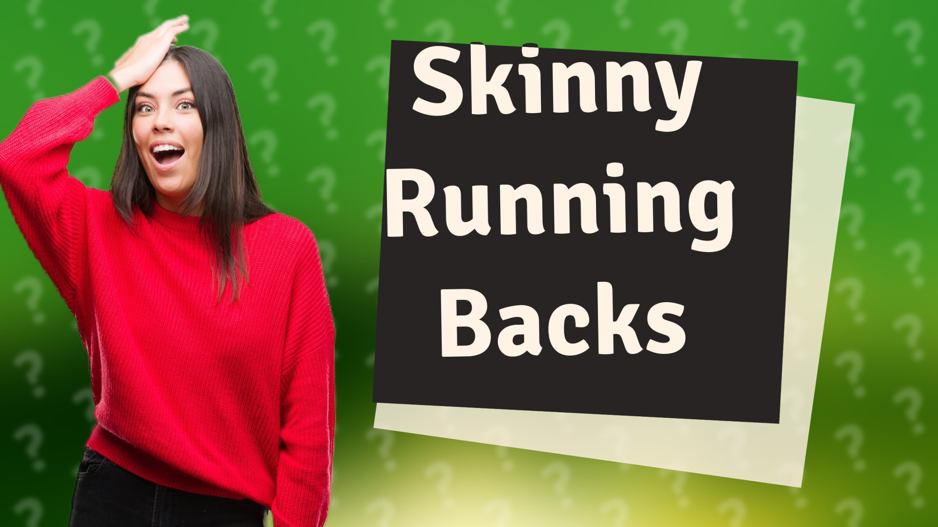 Skinny Running Backs