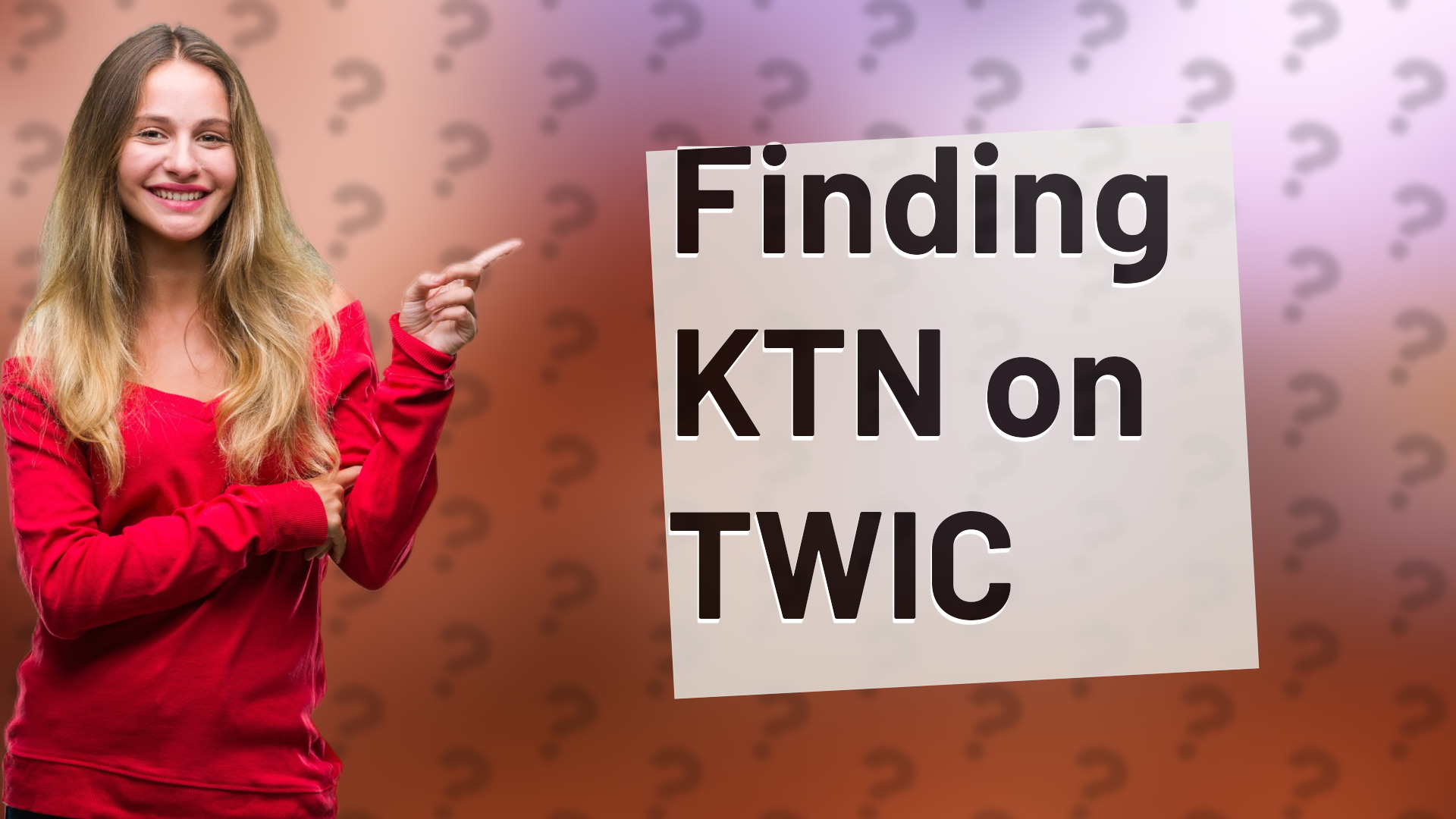 Finding KTN on TWIC