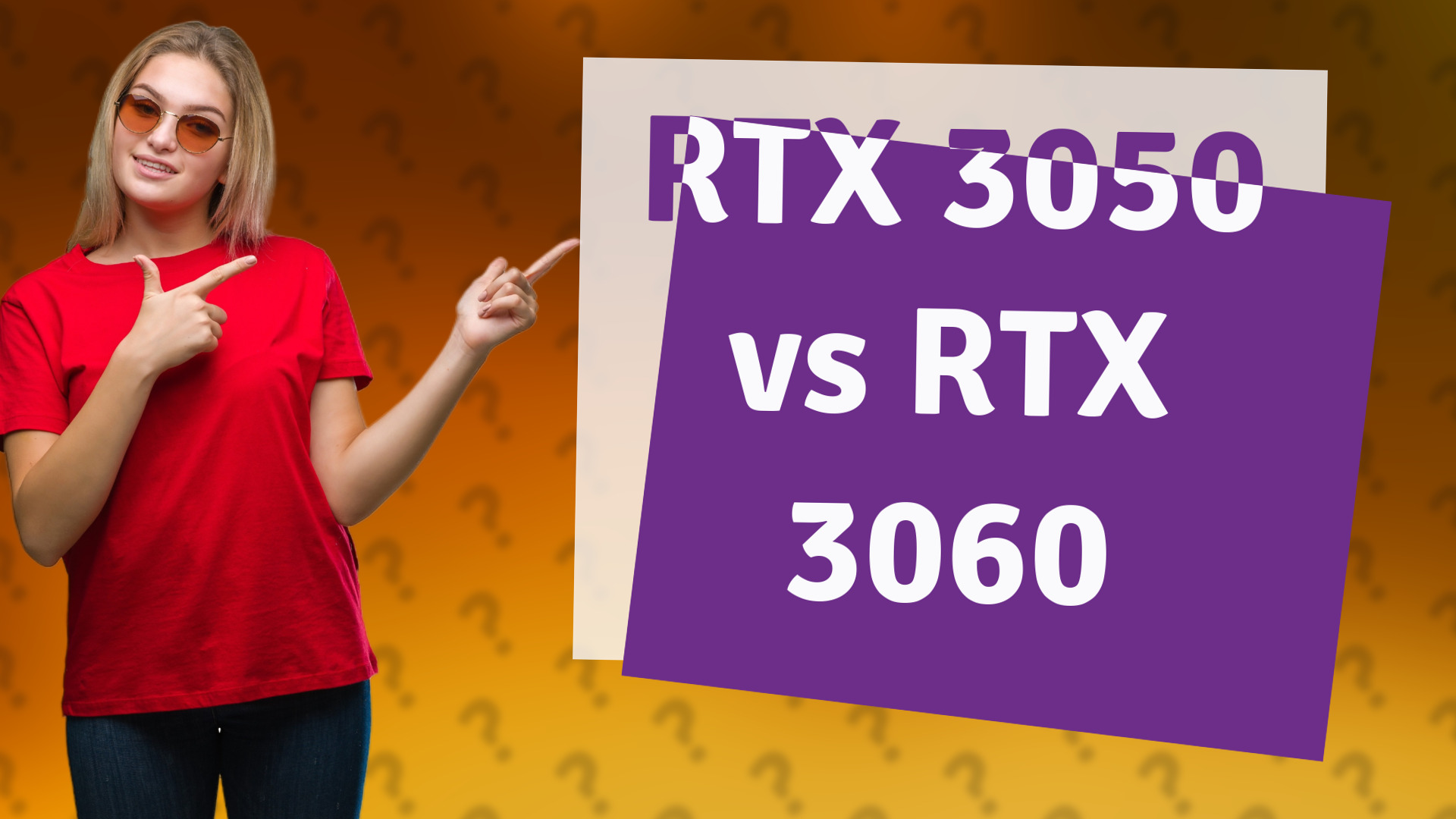 RTX 3050 vs RTX 3060