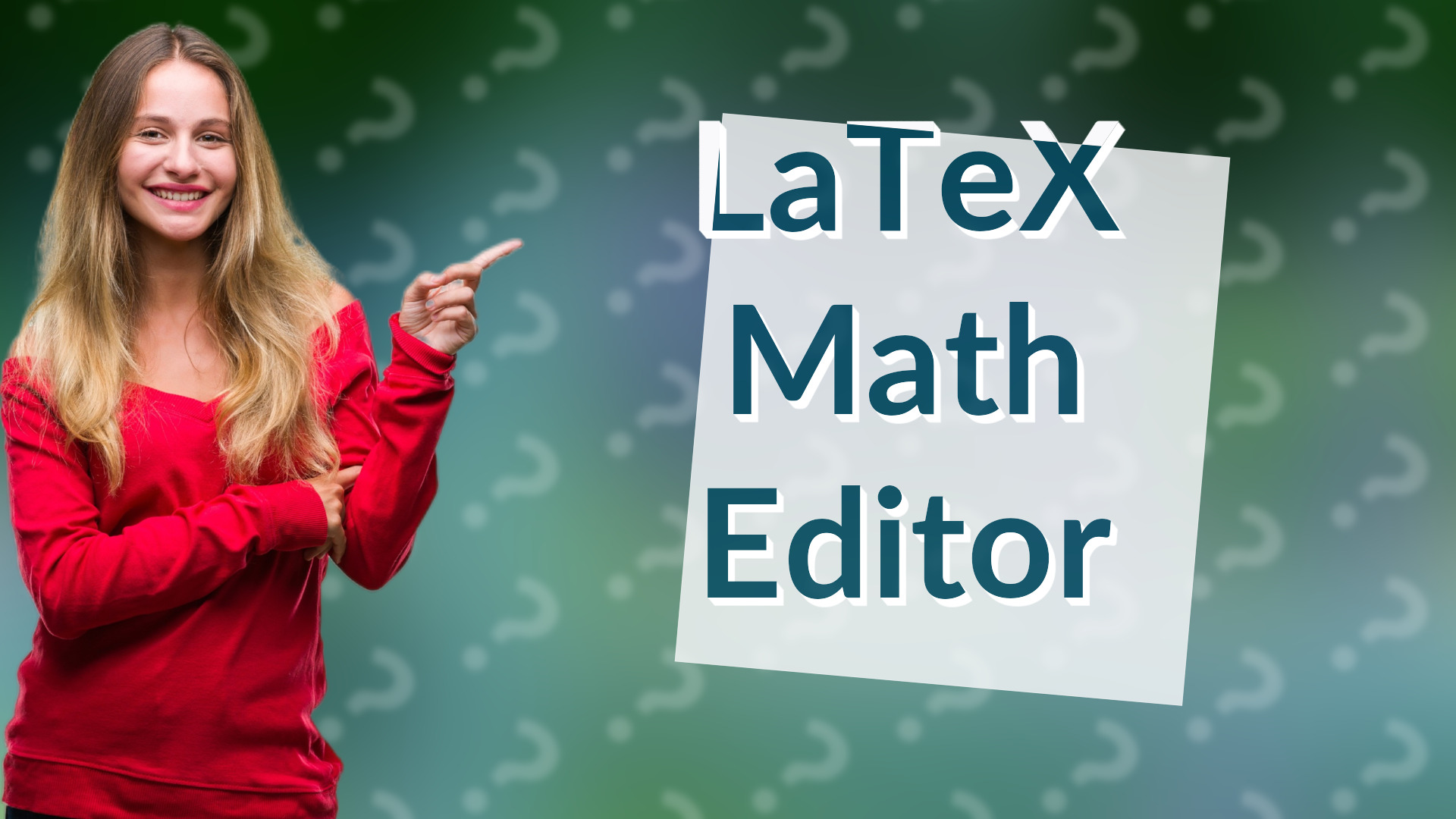 LaTeX Math Editor