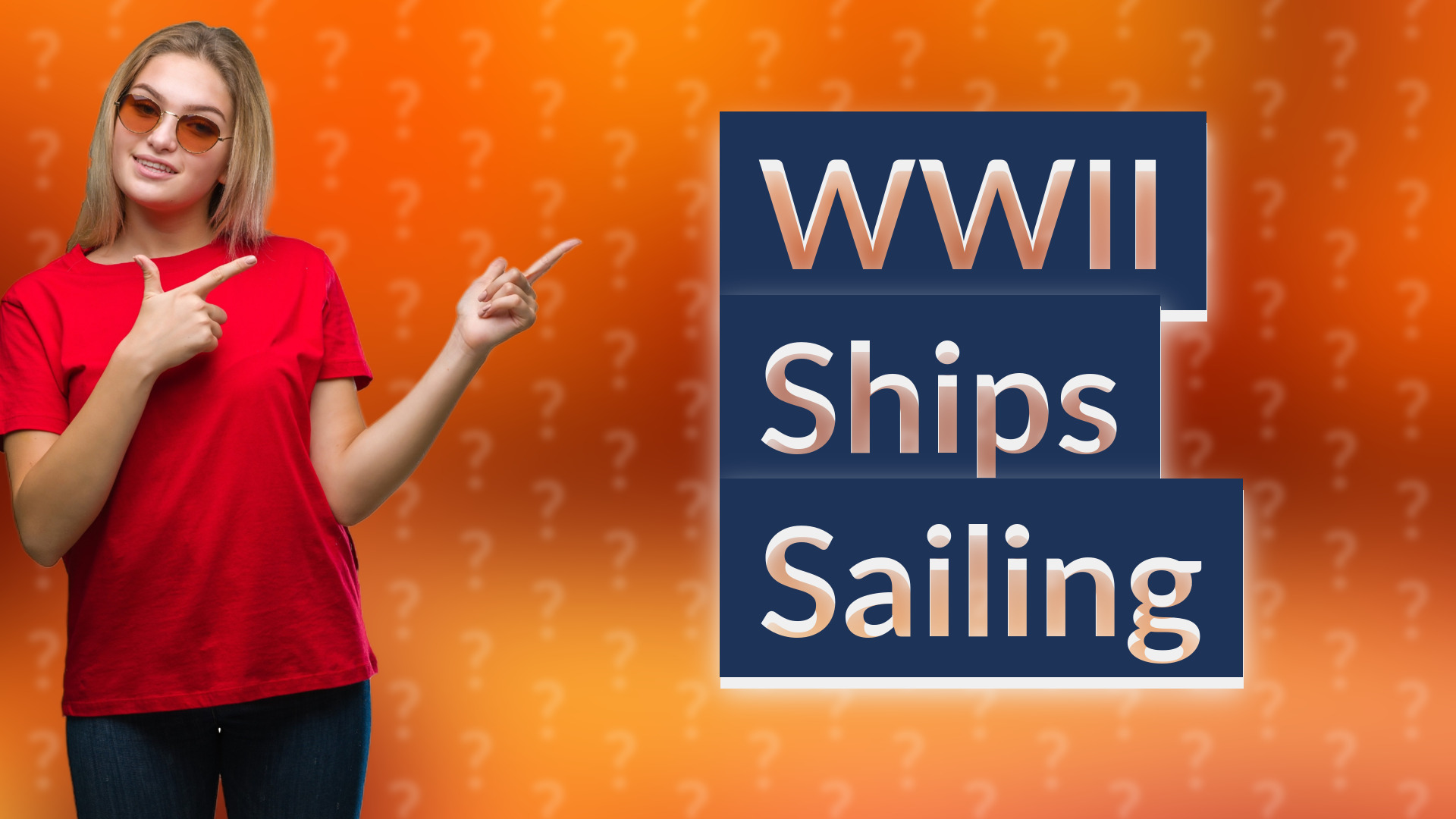 WWII Ships Sailing