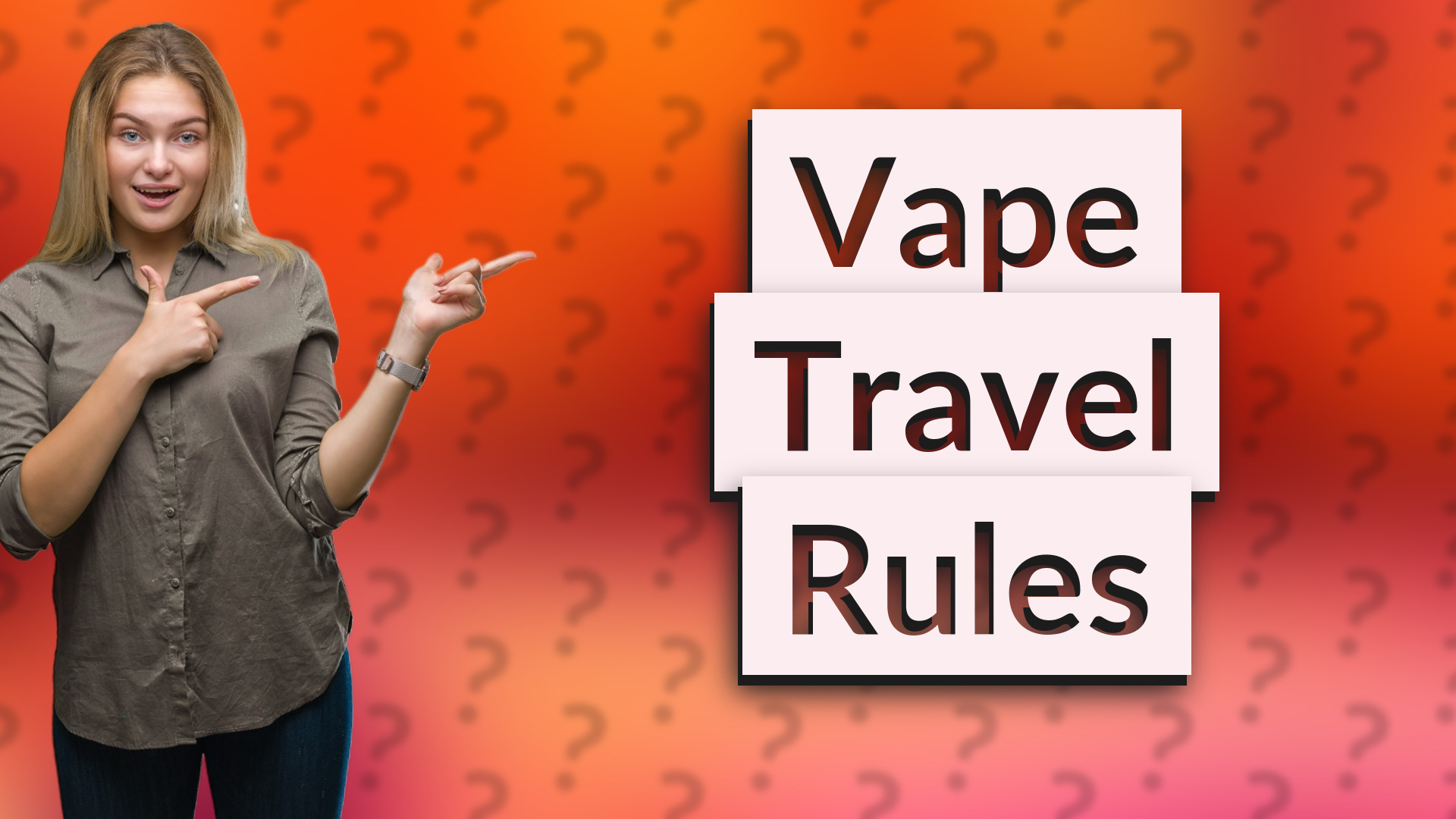 Vape Travel Rules