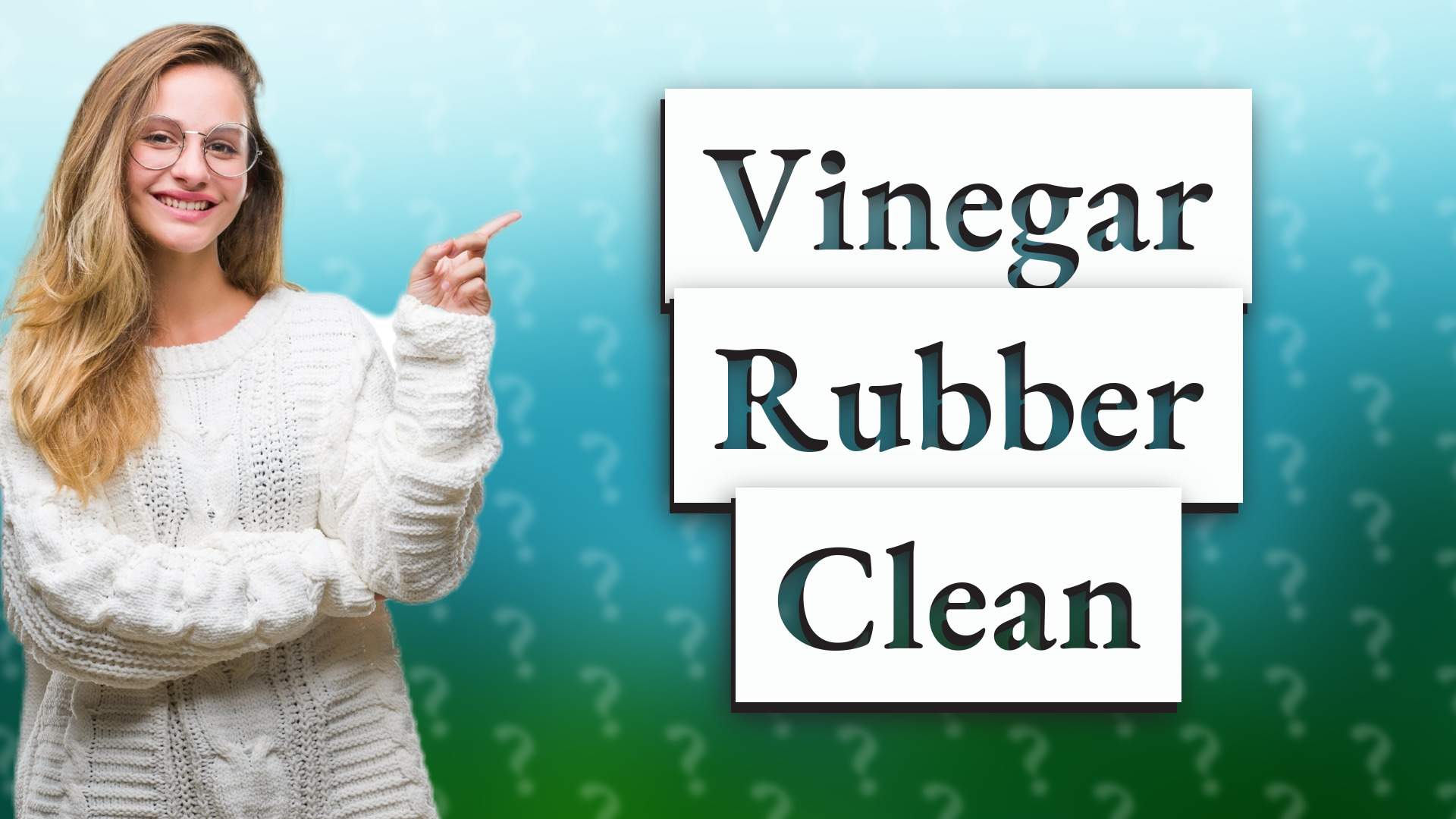 Vinegar Rubber Clean