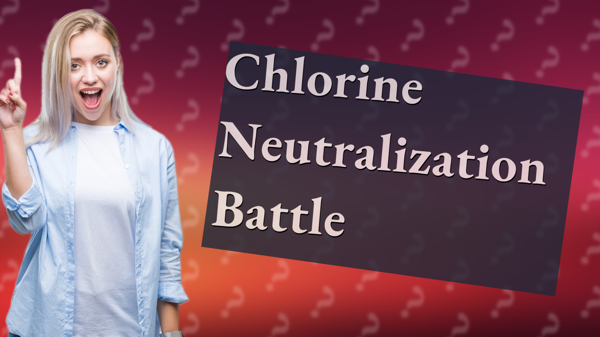 Chlorine Neutralization Battle