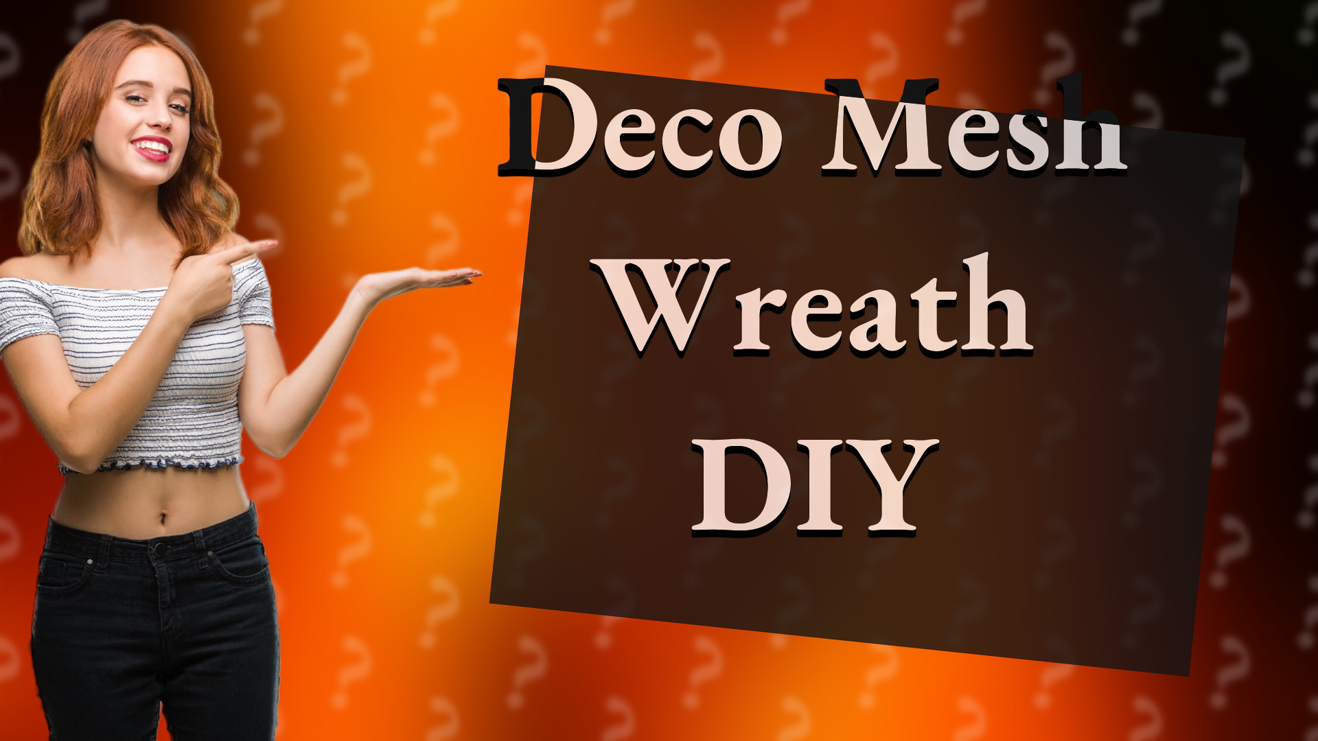 Deco Mesh Wreath DIY