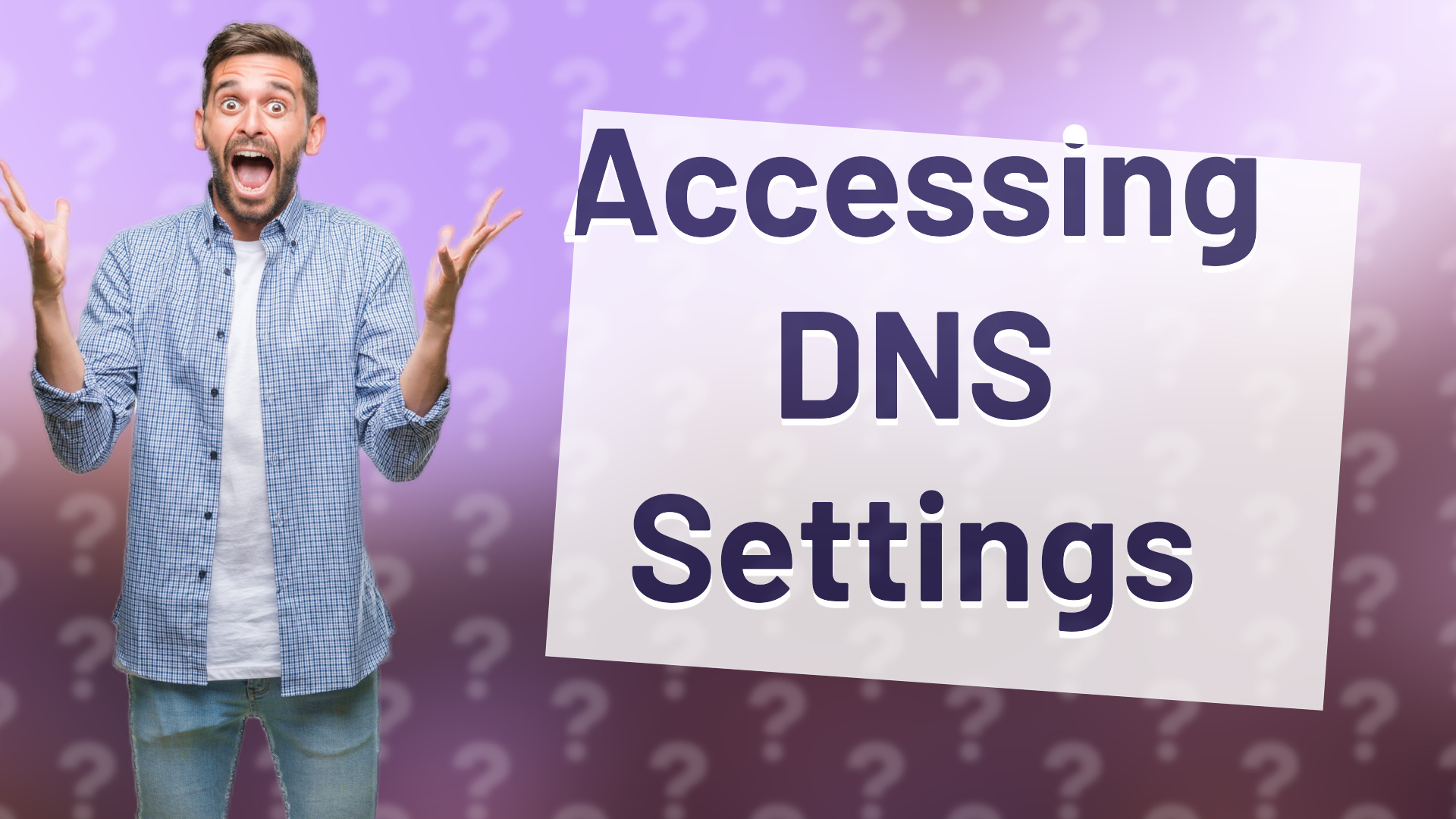 Accessing DNS Settings