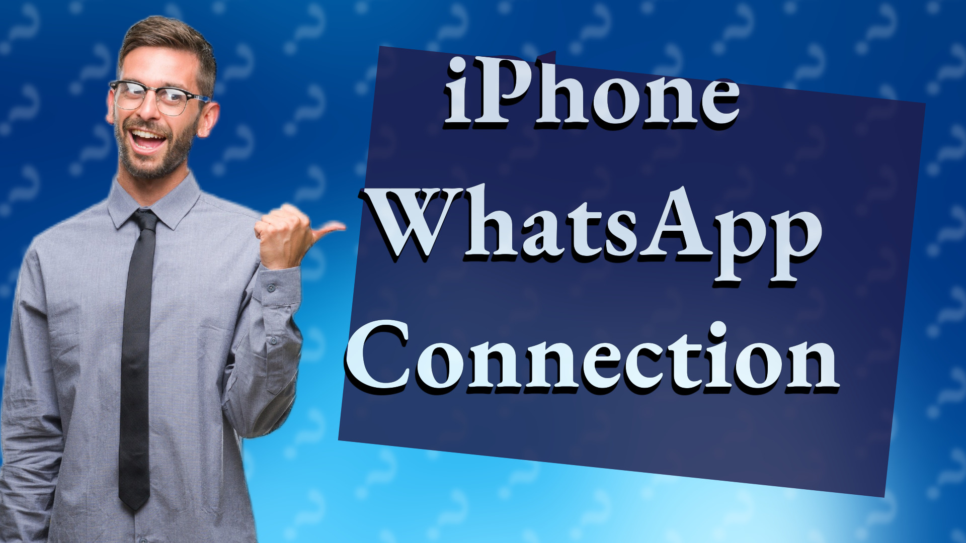 iPhone WhatsApp Connection