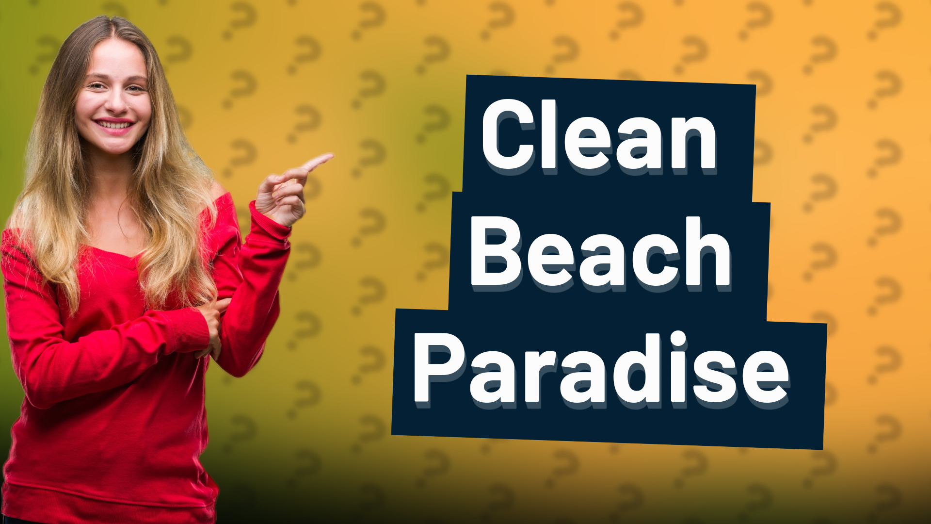 Clean Beach Paradise