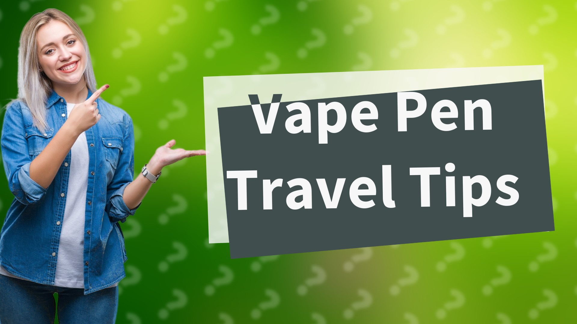 Vape Pen Travel Tips