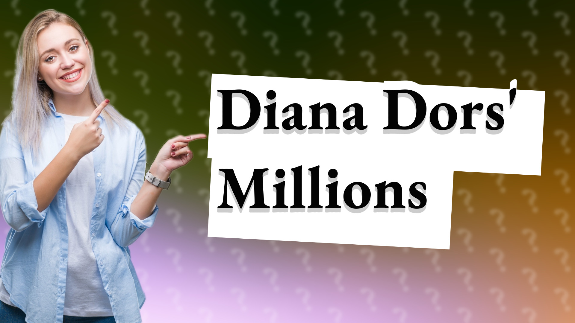 Diana Dors' Millions