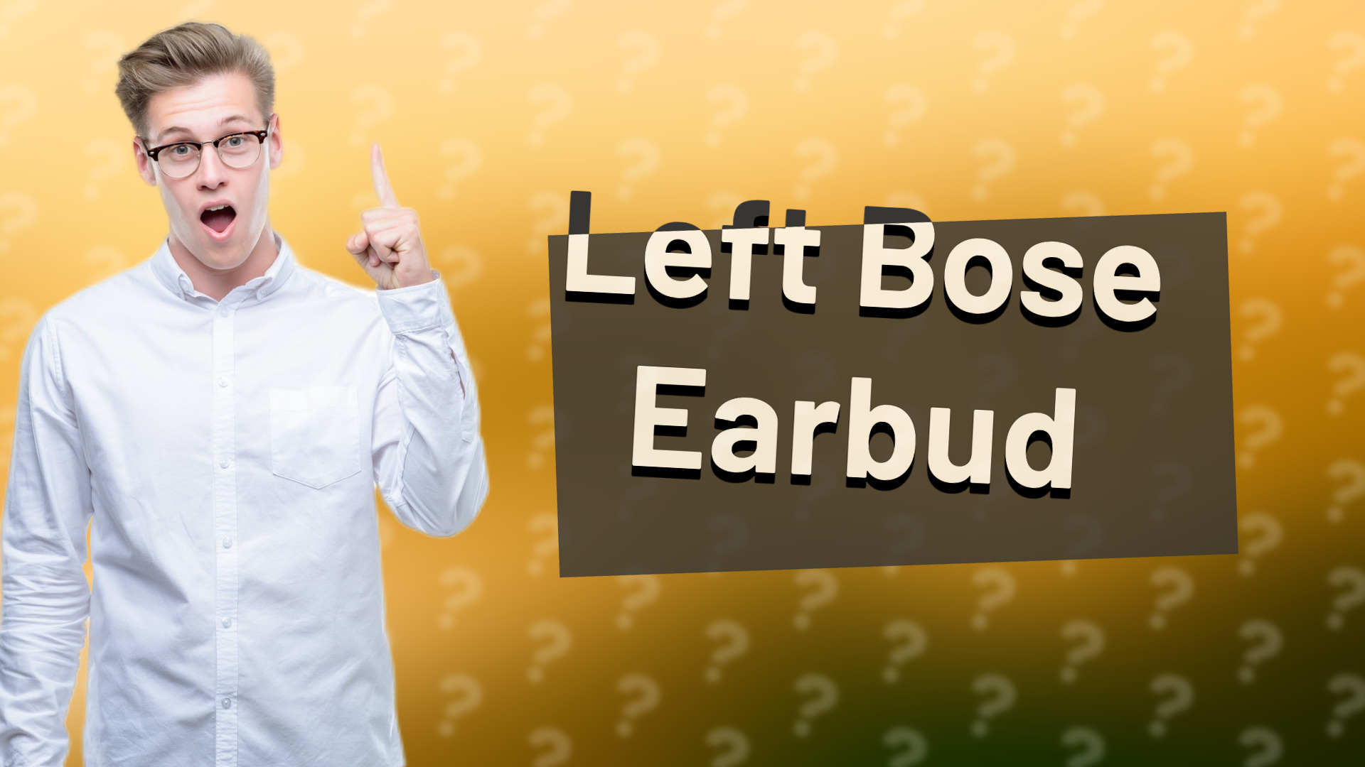 Left Bose Earbud