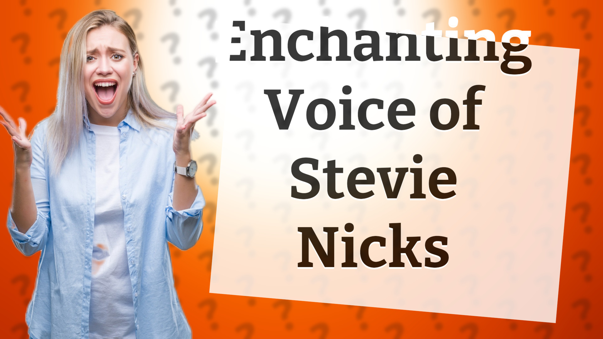 Enchanting Voice of Stevie Nicks