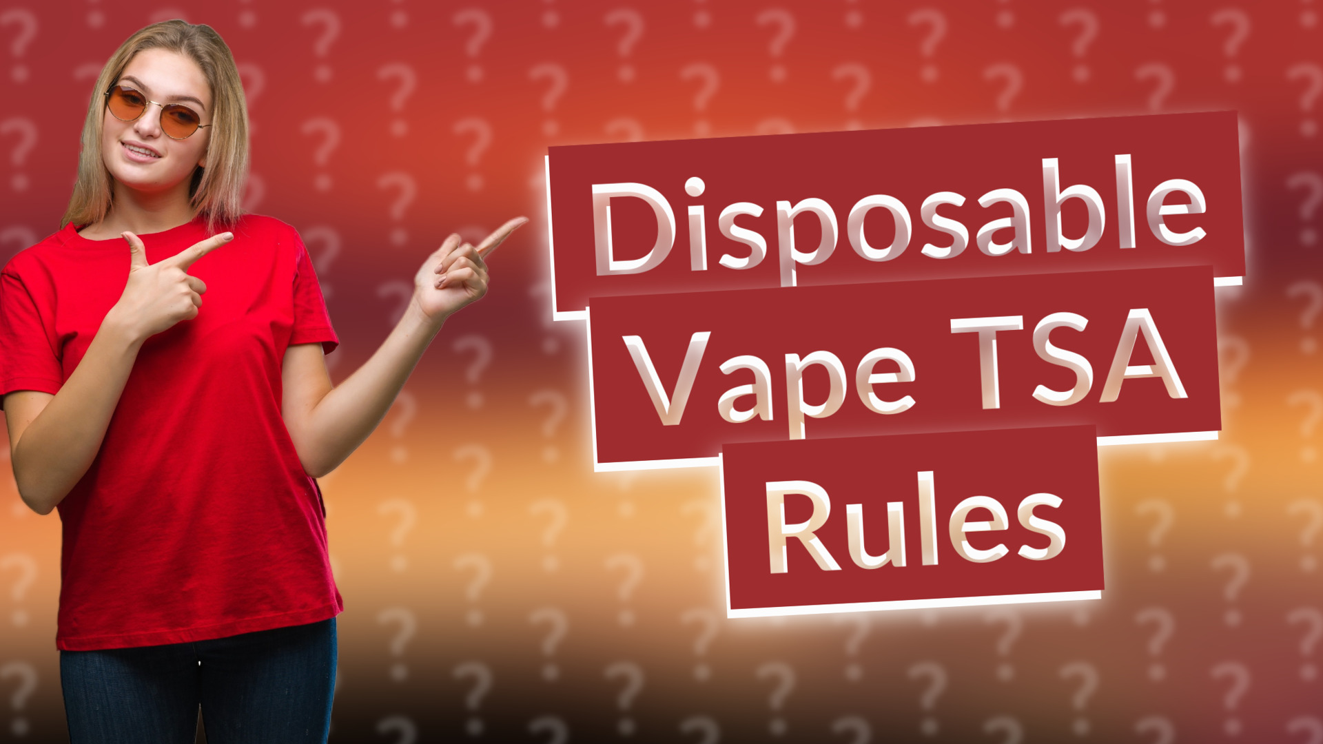 Disposable Vape TSA Rules