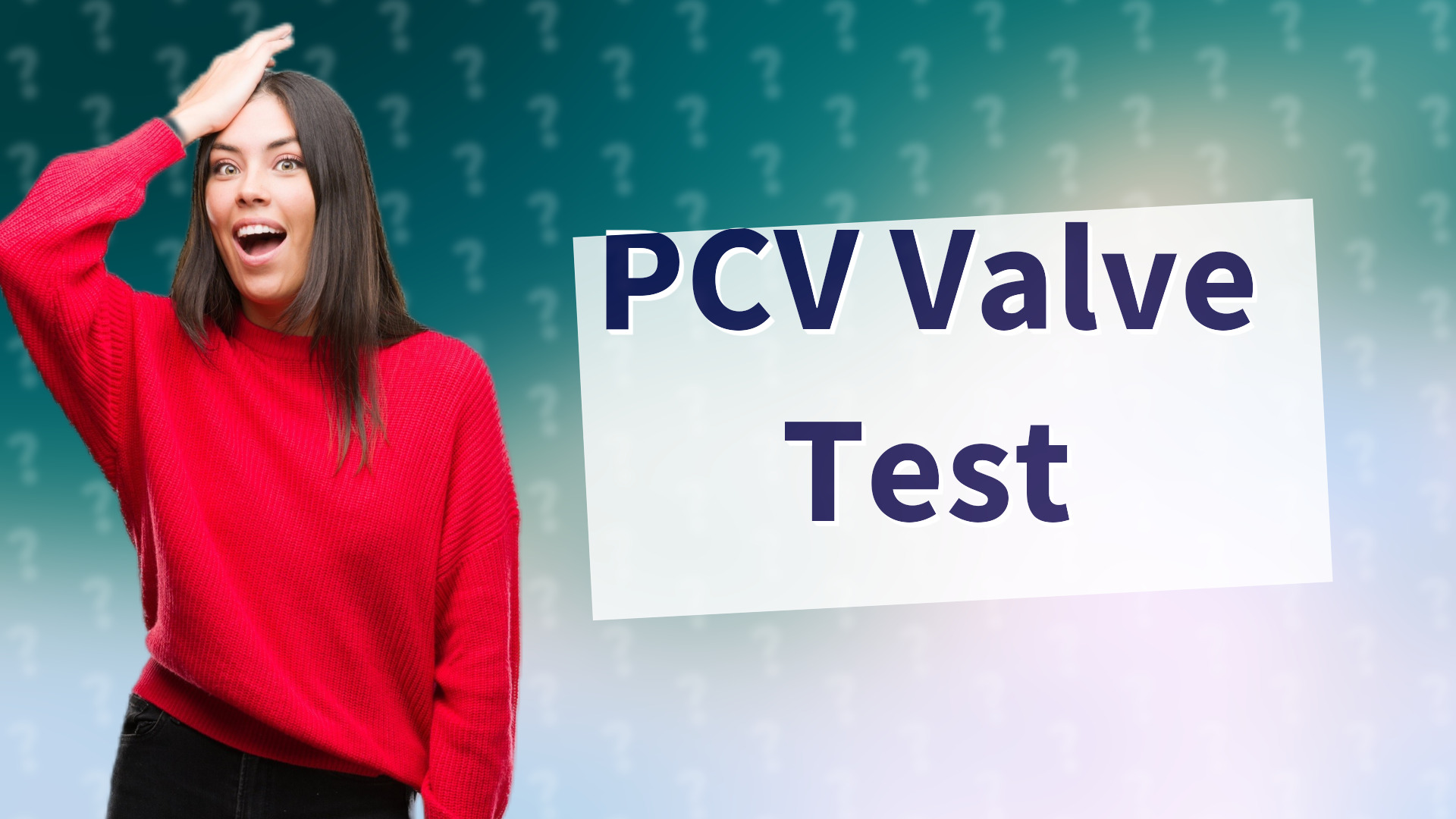 PCV Valve Test
