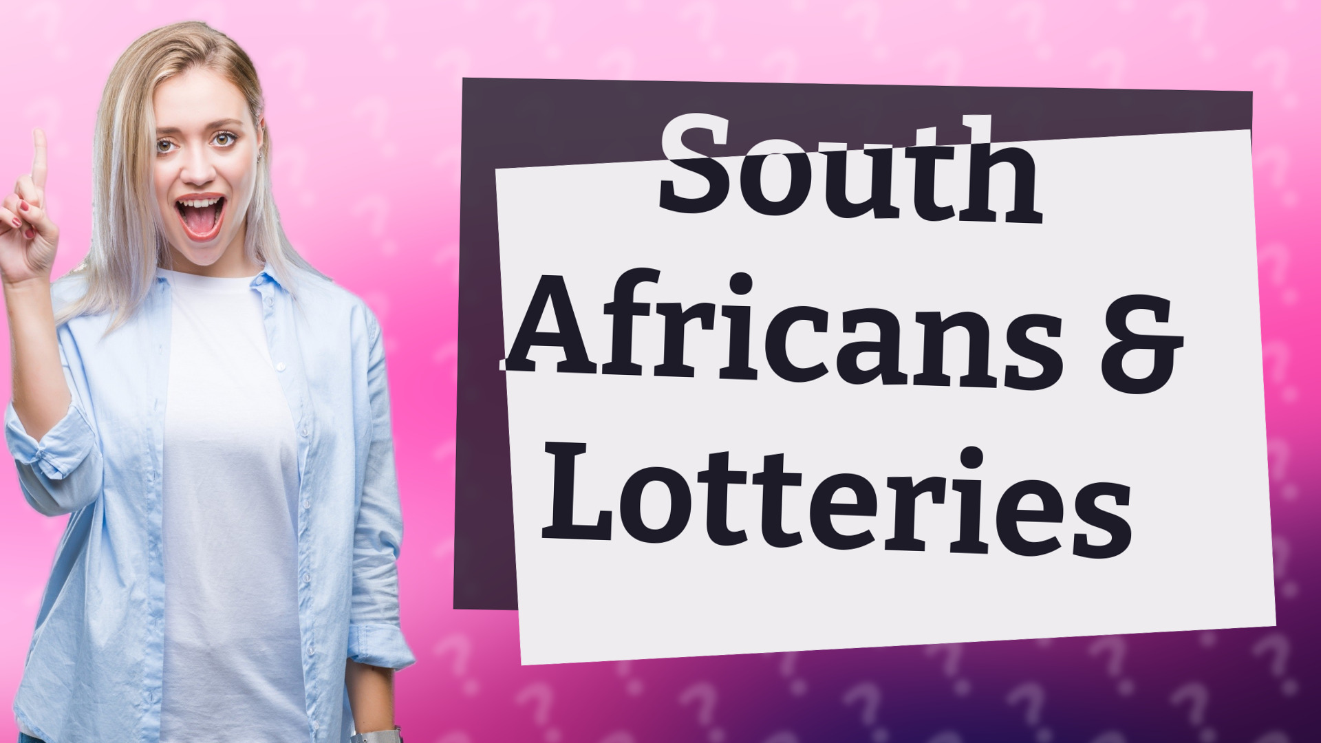 South Africans & Lotteries