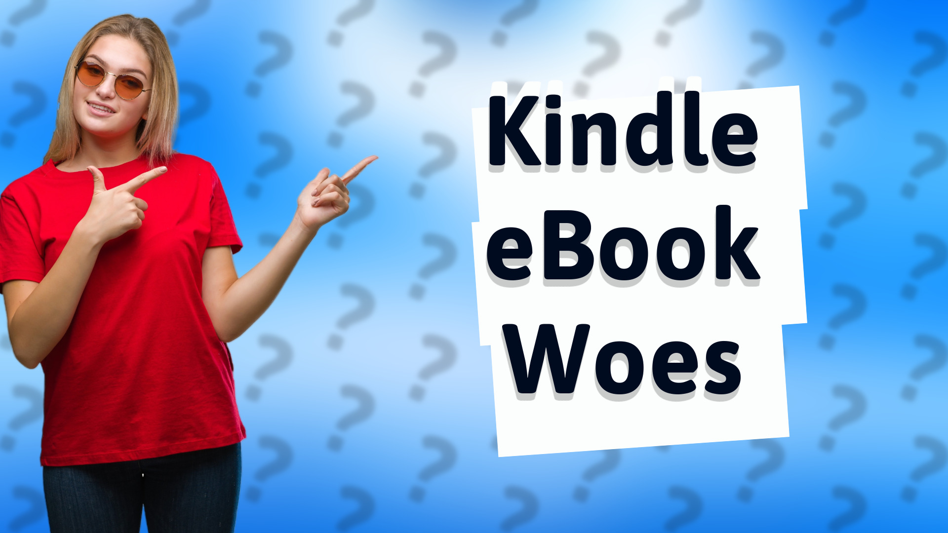 Kindle eBook Woes