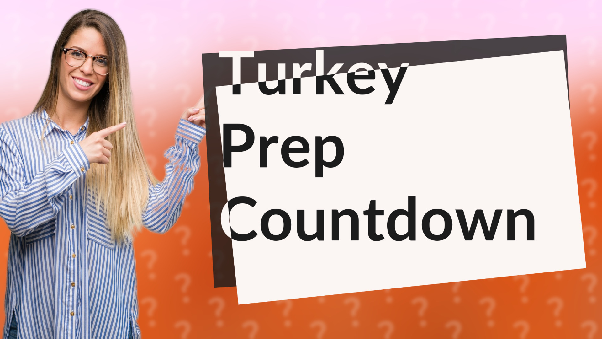 Turkey Prep Countdown