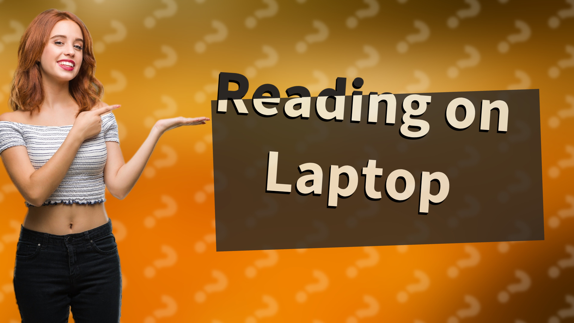 Reading on Laptop