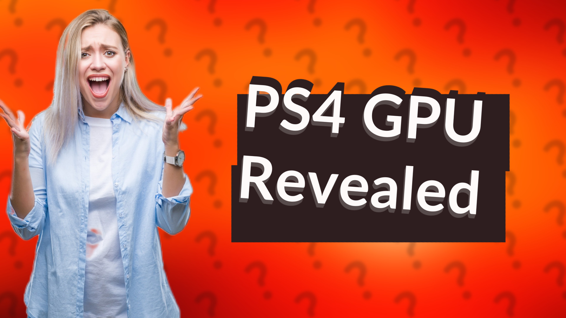 PS4 GPU Revealed