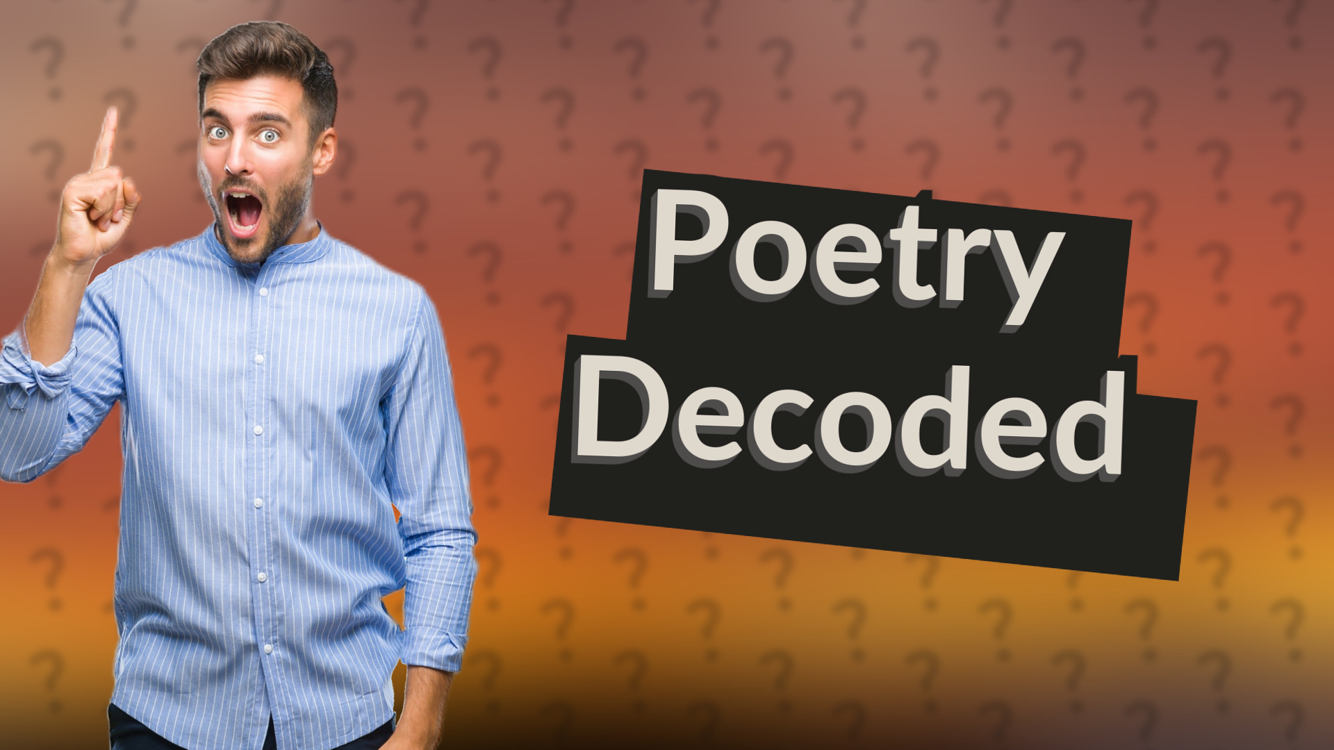 Poetry Decoded