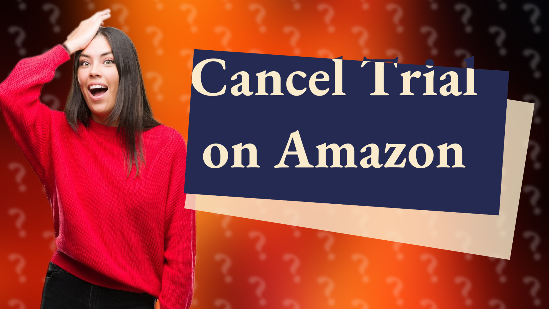 Cancel Trial on Amazon