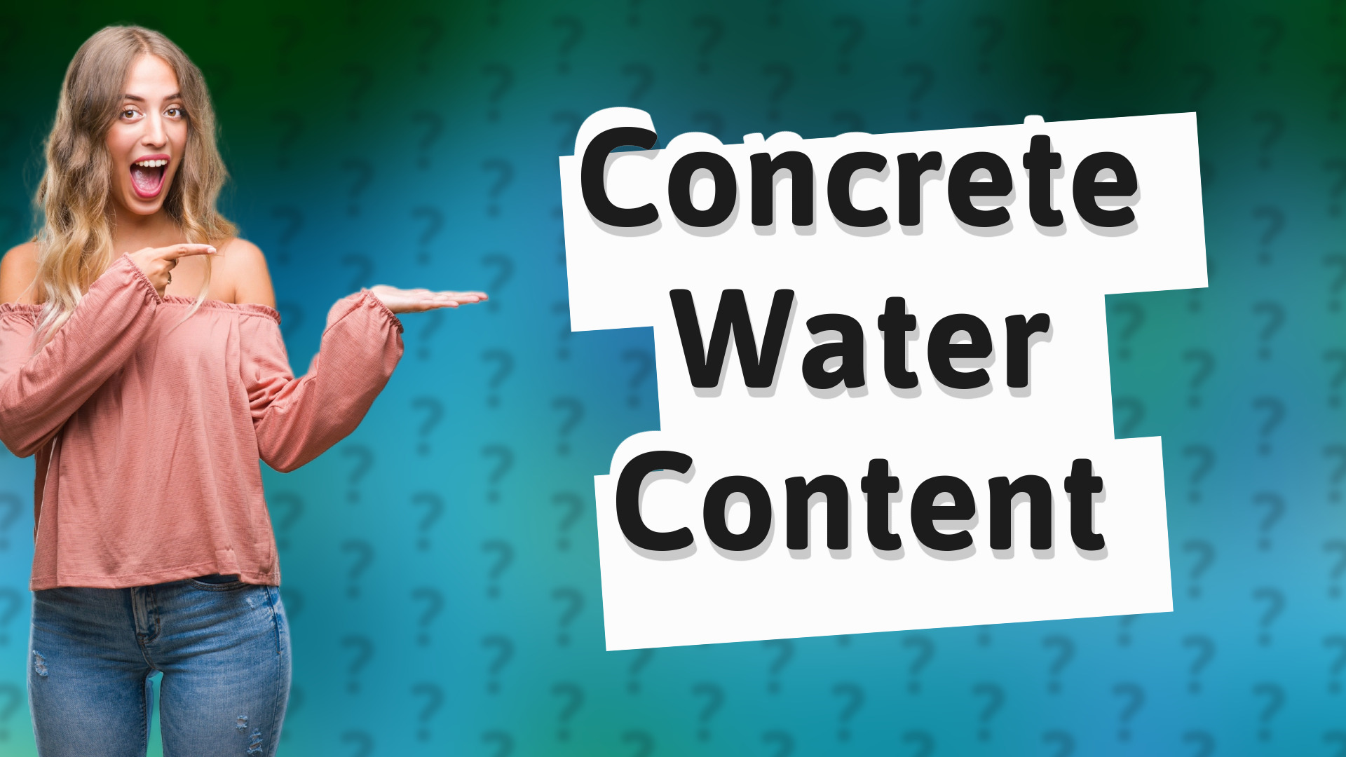 Concrete Water Content