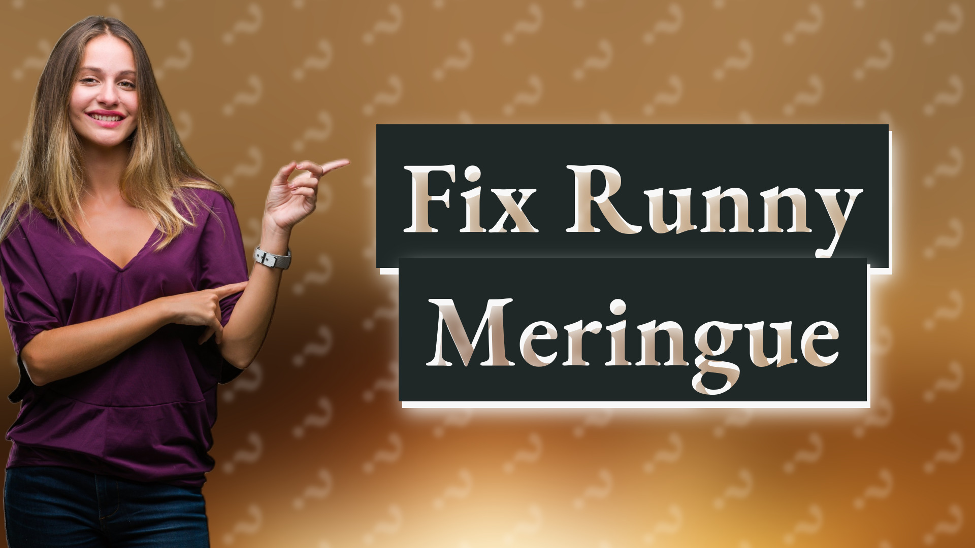 Fix Runny Meringue