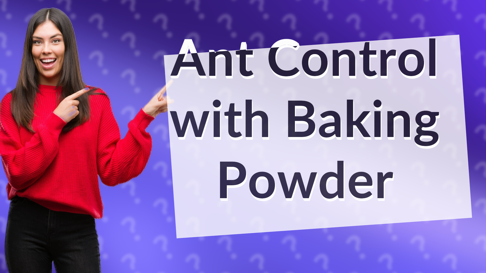 Ant Control with Baking Powder