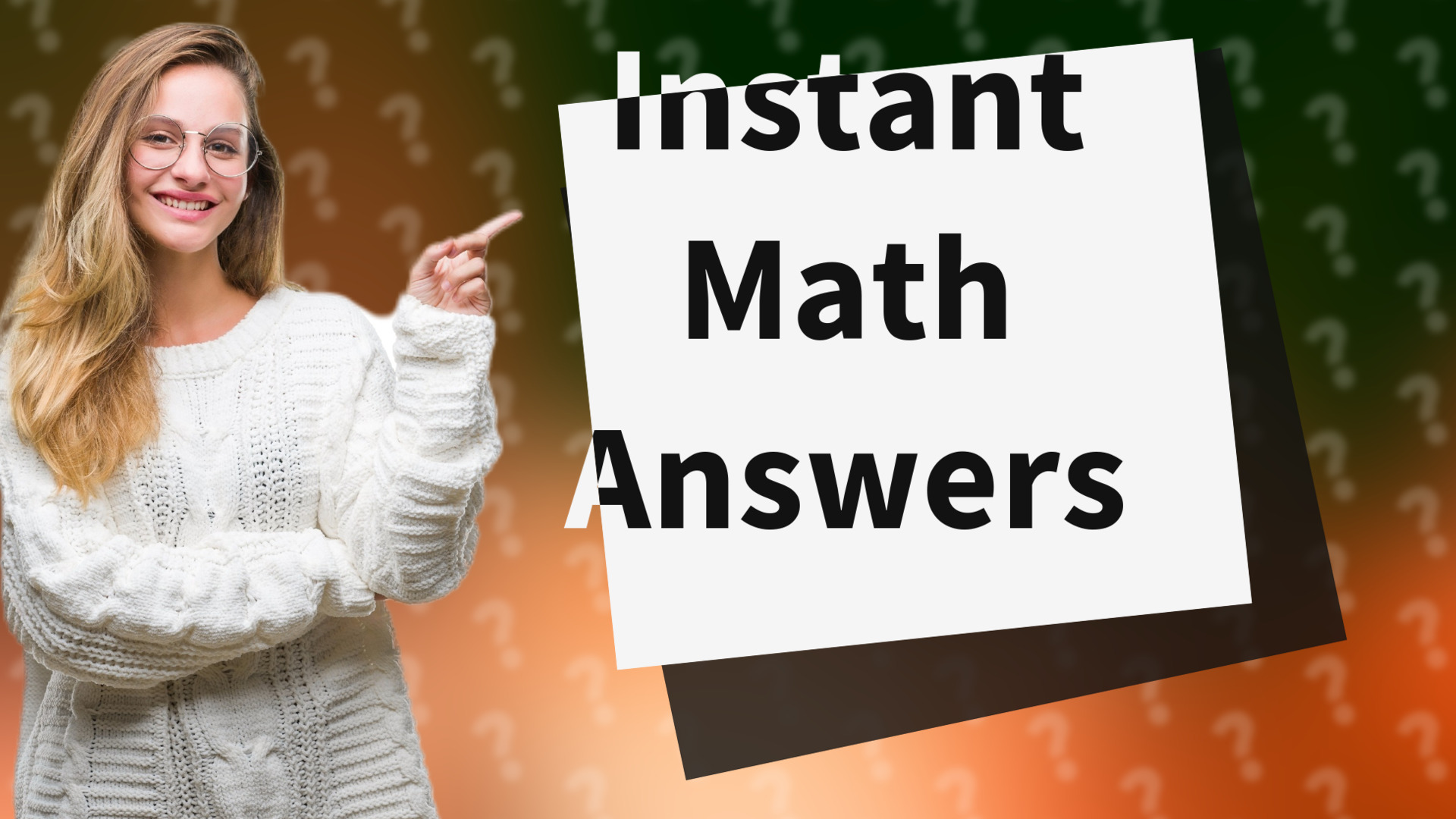 Instant Math Answers