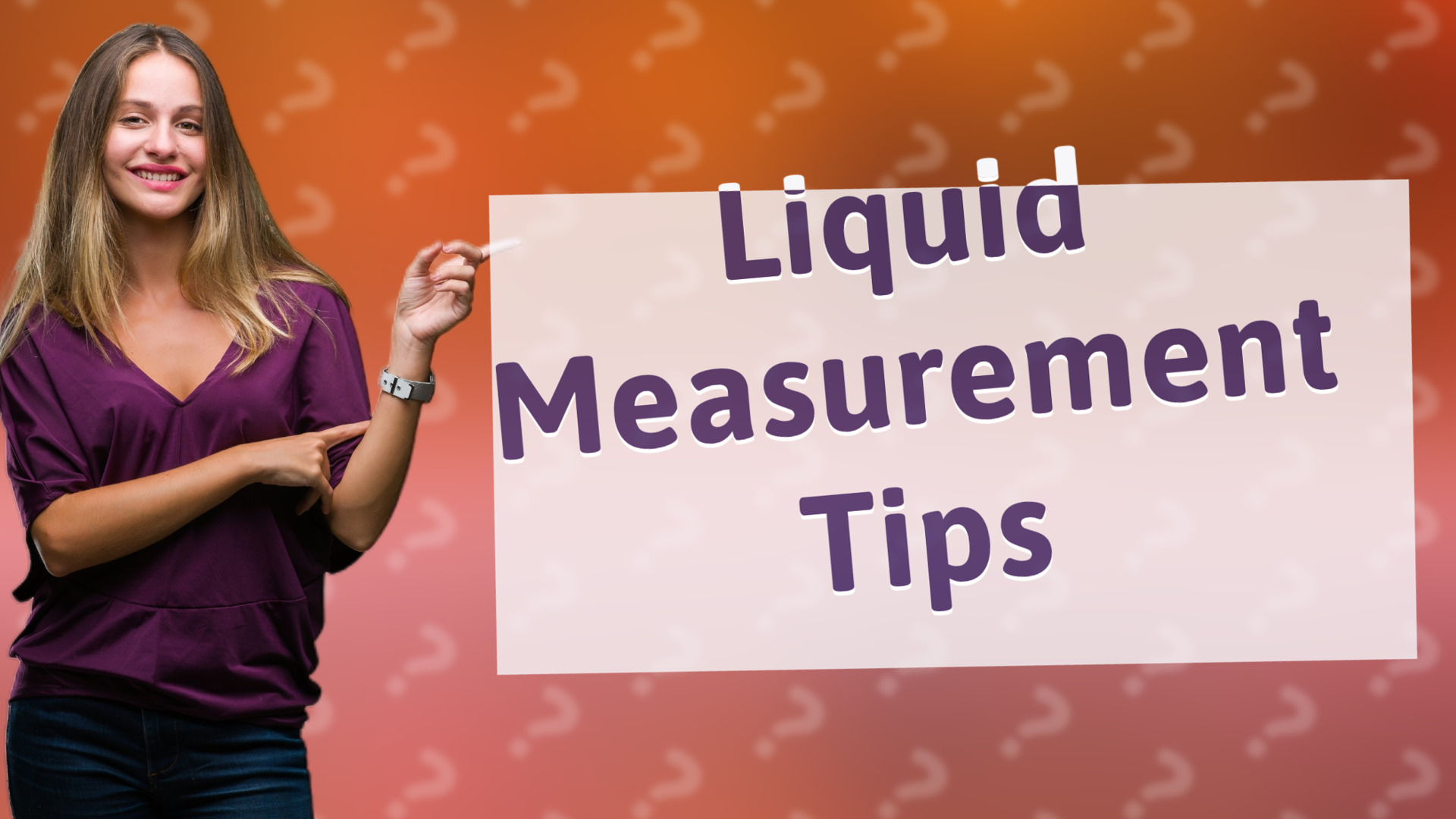 Liquid Measurement Tips